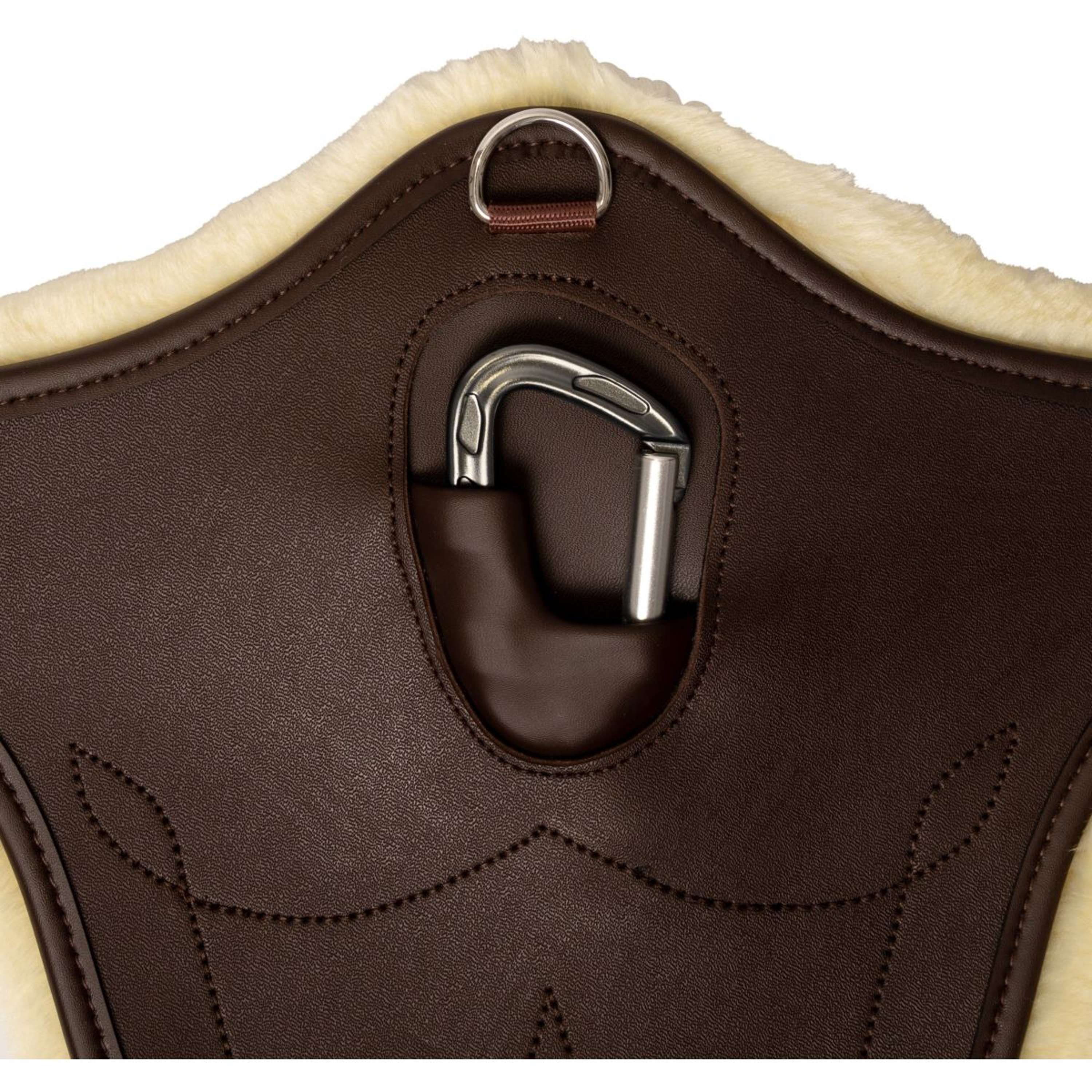 Kentucky Popręg Do Skoków Anatomic Sheepskin Brązowy