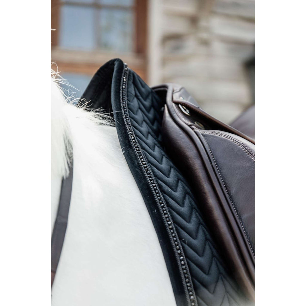 Czaprak Kentucky Velvet Pearls Ujeżdżeniowy Czarny