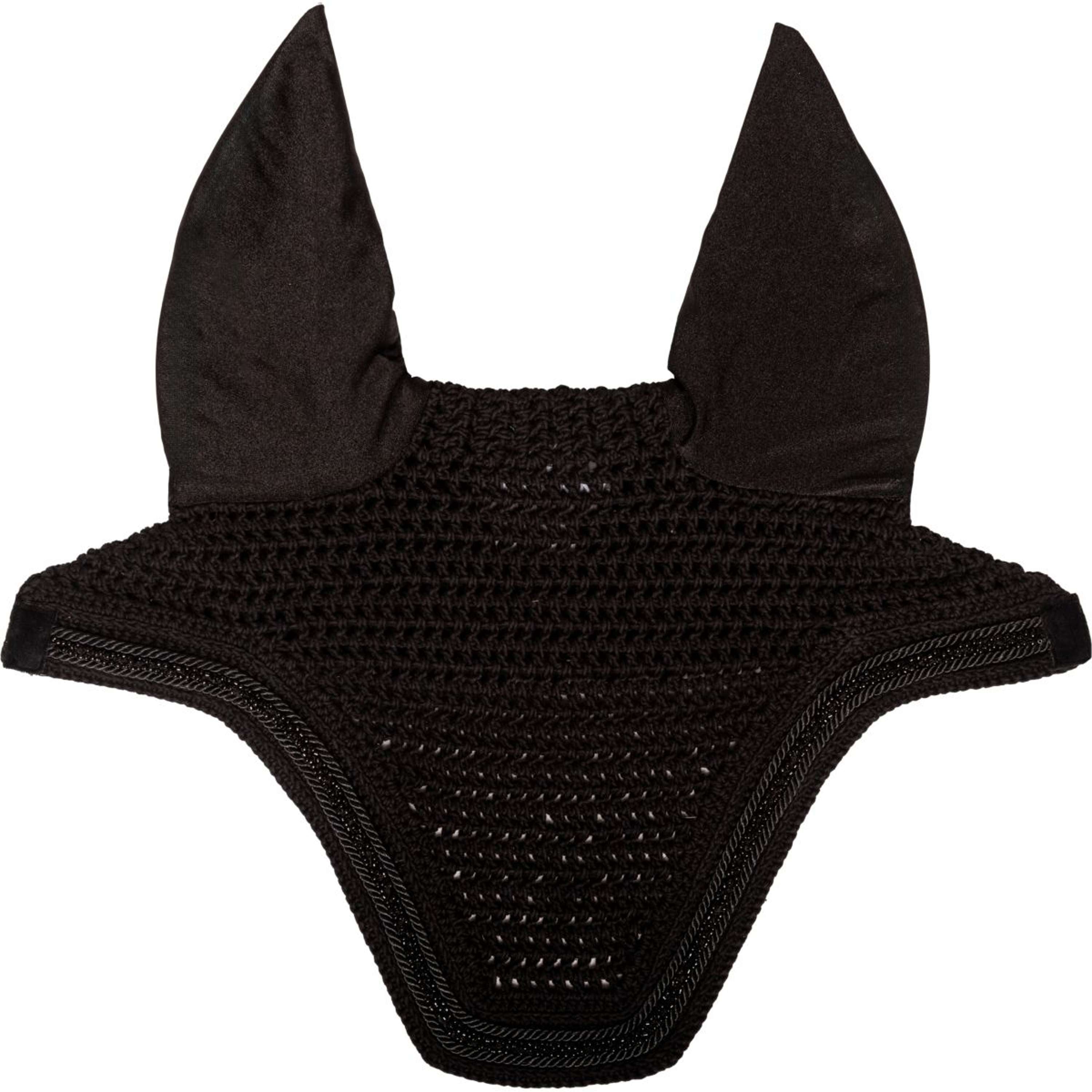 Kentucky Siateczka Na Uszy Wellington Velvet Mini Pearls Czarny