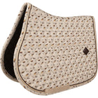 Kentucky Potnik Velvet Horse Printing Skoki Beige