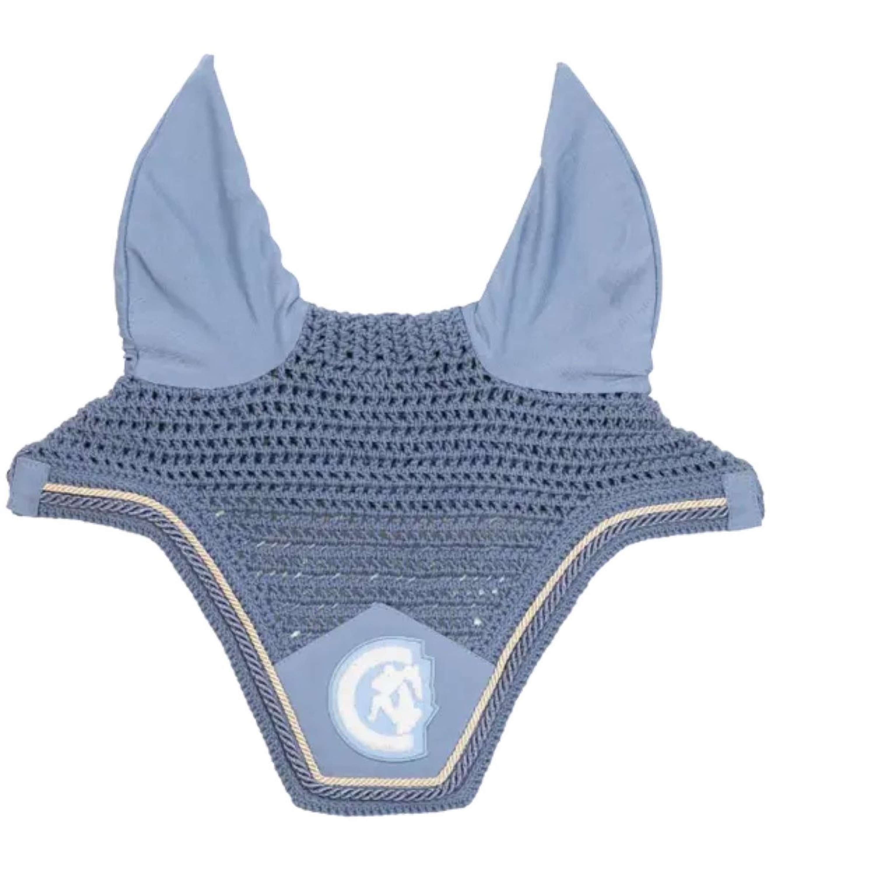 Kentucky Horsewear Nauszniki Wellington 3D Logo Jasnoniebieskie