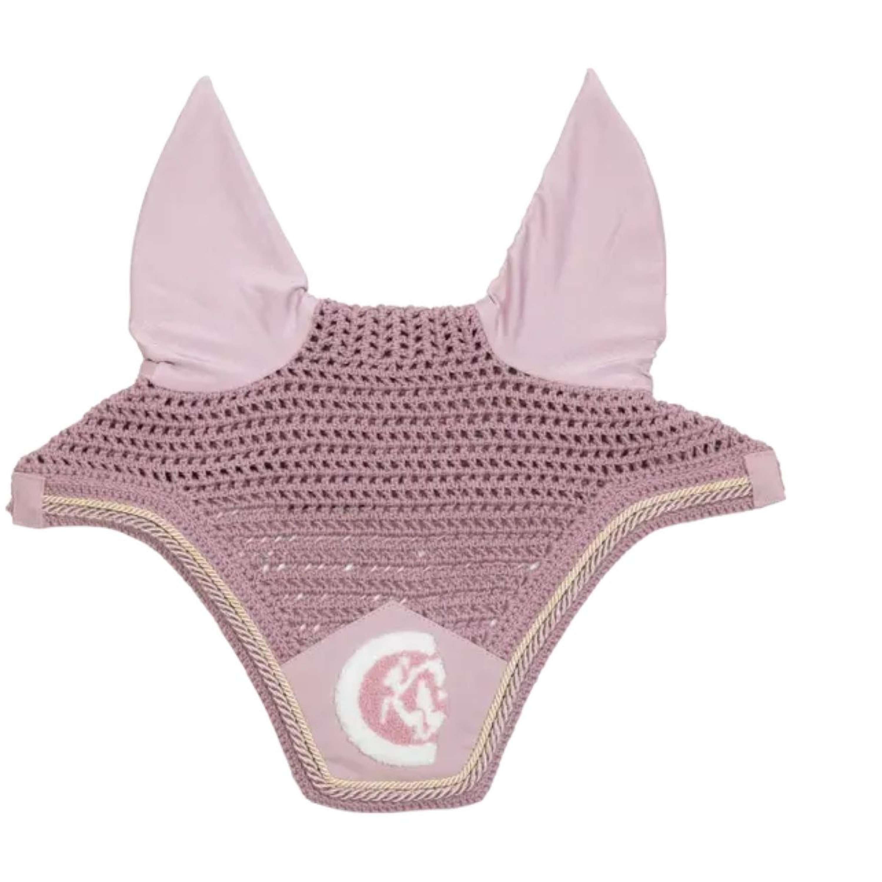 Kentucky Horsewear Nauszniki Wellington 3D Logo Jasnoróżowe