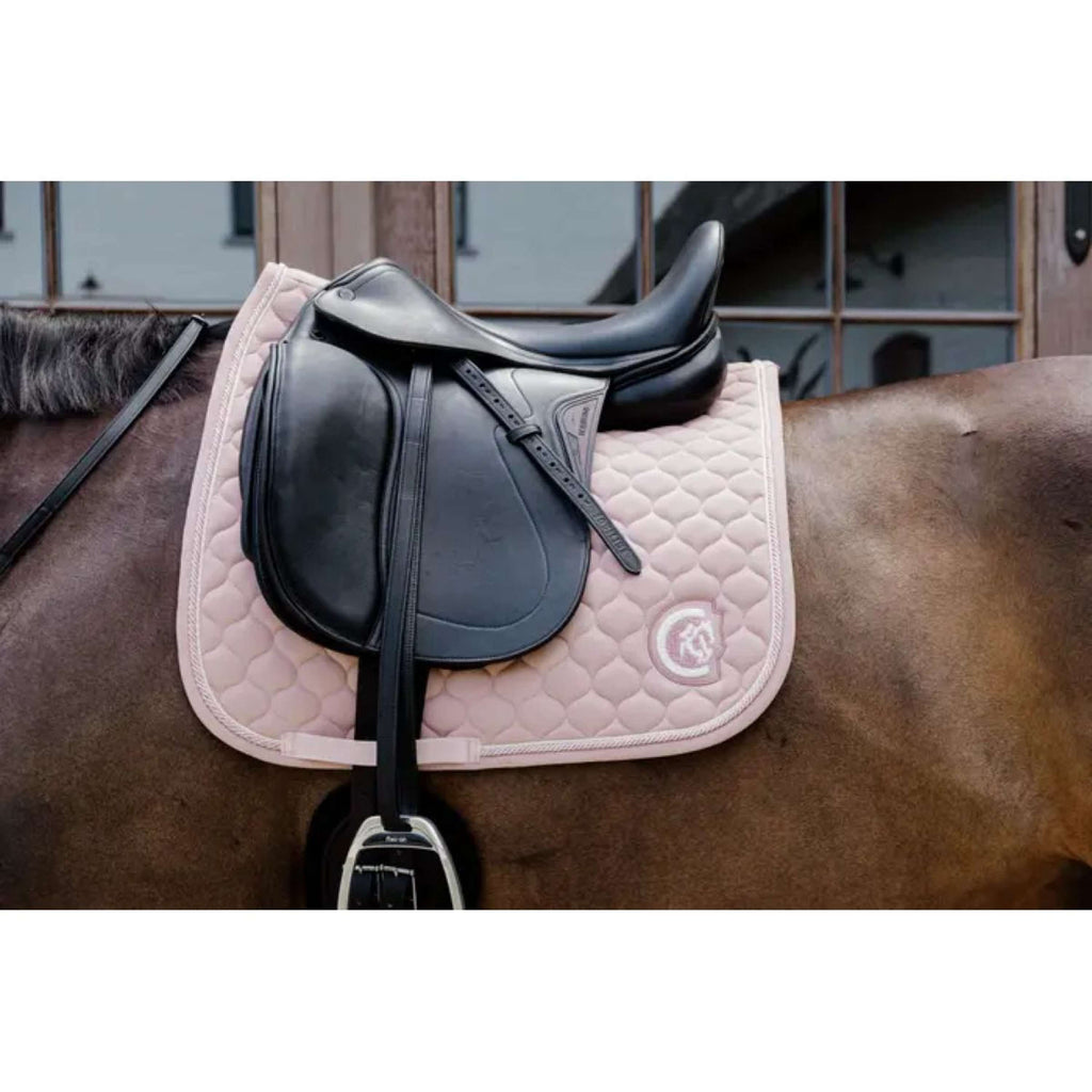 Czaprak Kentucky Horsewear Onion Quilt 3D Logo Ujeżdżeniowy Stary Różowy