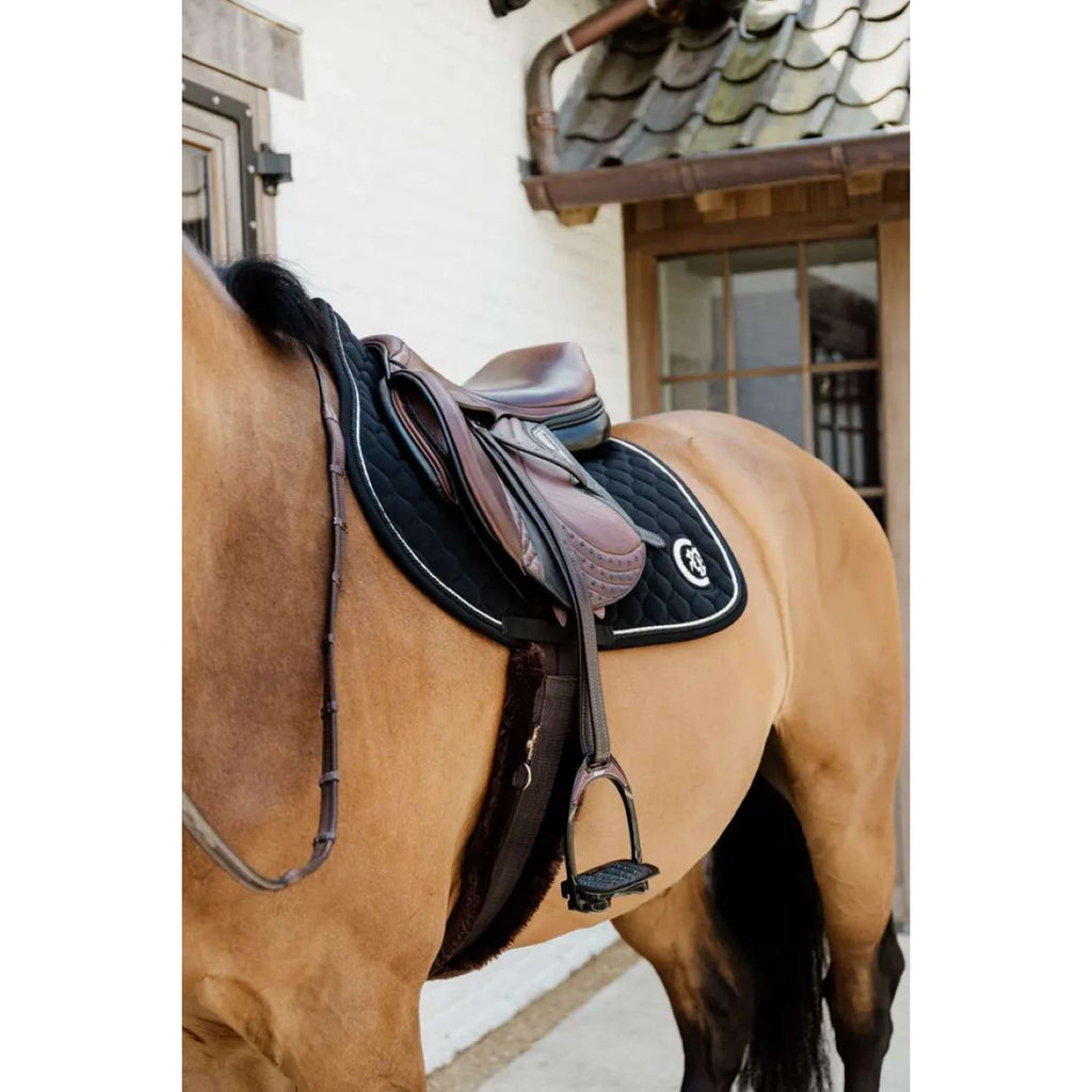Czaprak Kentucky Horsewear Onion Quilt 3D Logo Skokowy Czarny