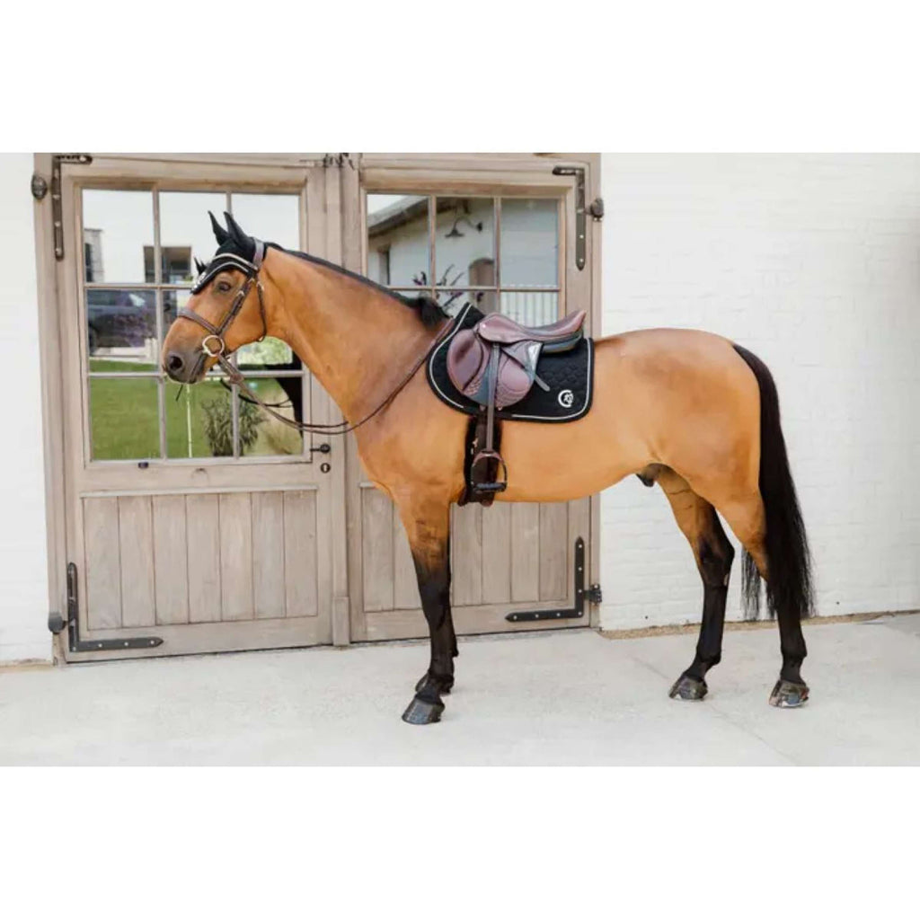 Czaprak Kentucky Horsewear Onion Quilt 3D Logo Skokowy Czarny