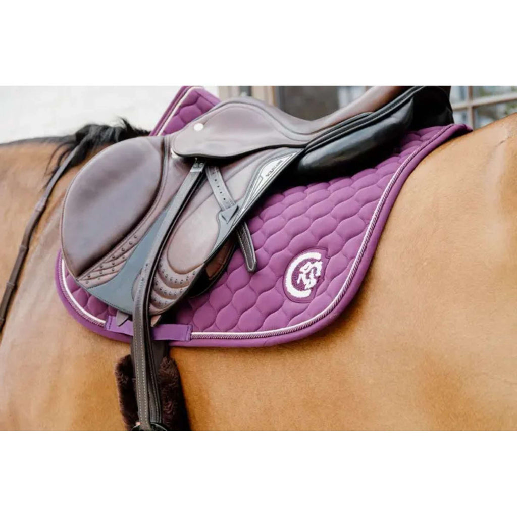 Czaprak Kentucky Horsewear Onion Quilt 3D Logo Skokowy Fioletowy