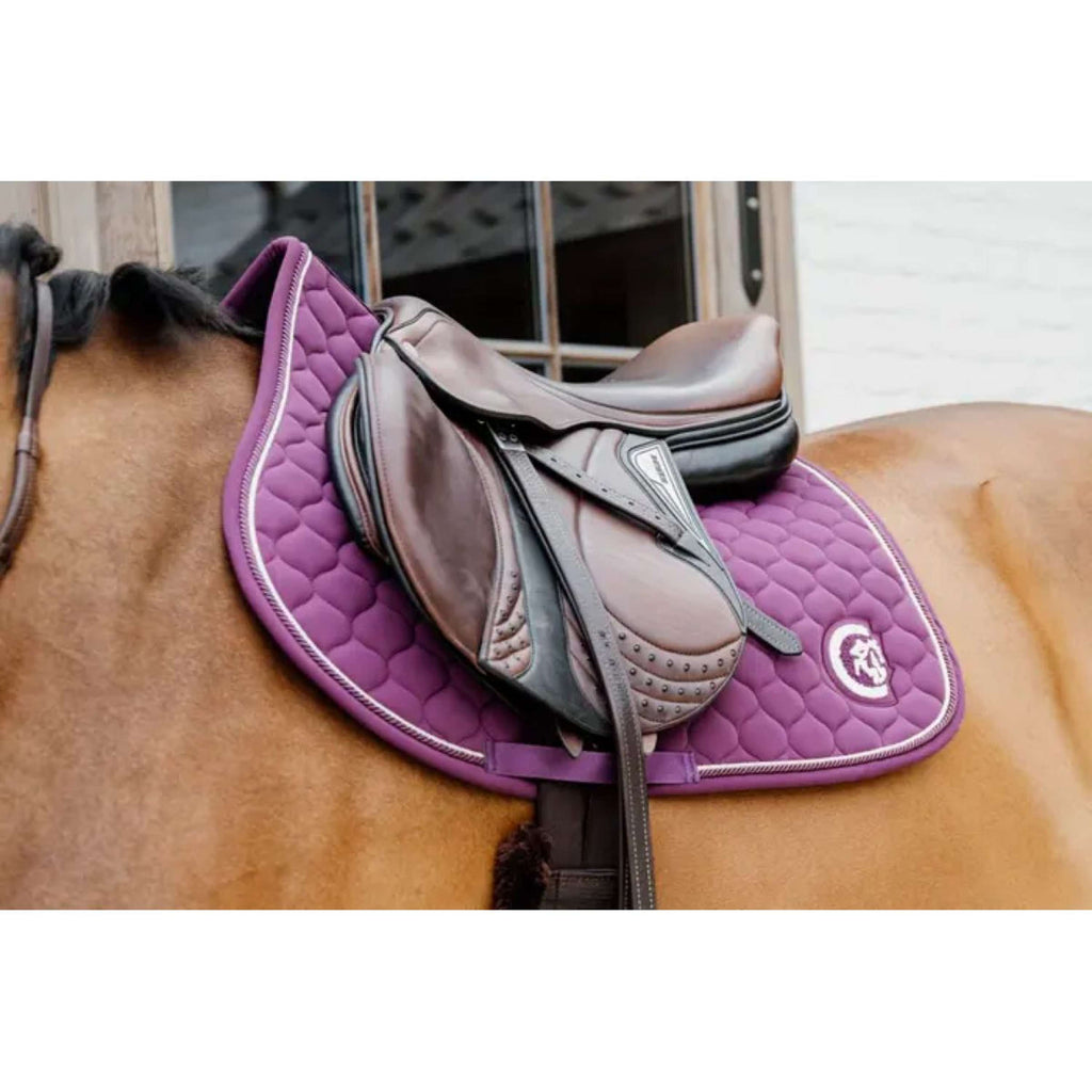 Czaprak Kentucky Horsewear Onion Quilt 3D Logo Skokowy Fioletowy