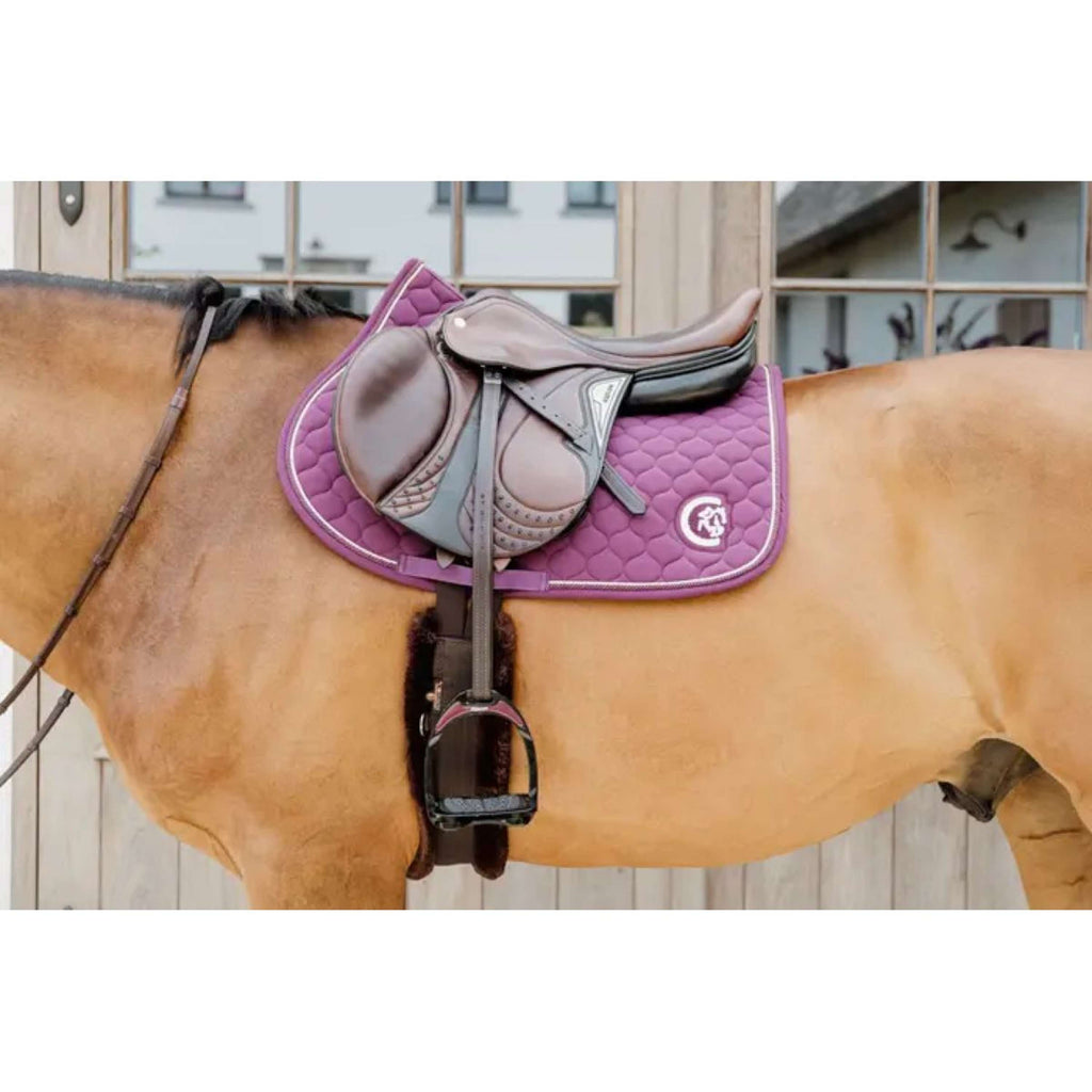Czaprak Kentucky Horsewear Onion Quilt 3D Logo Skokowy Fioletowy