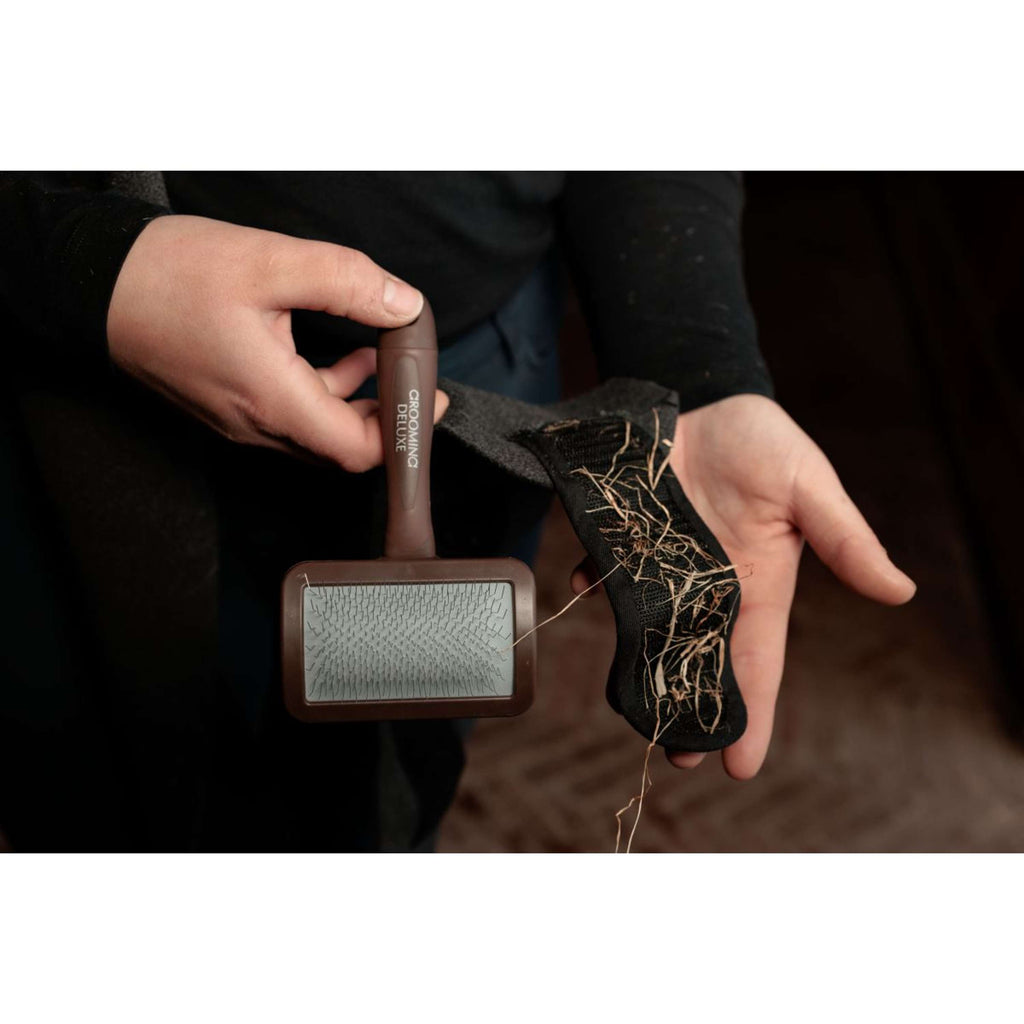 Grooming Deluxe by Kentucky Velcro Cleaning Brush Brązowy