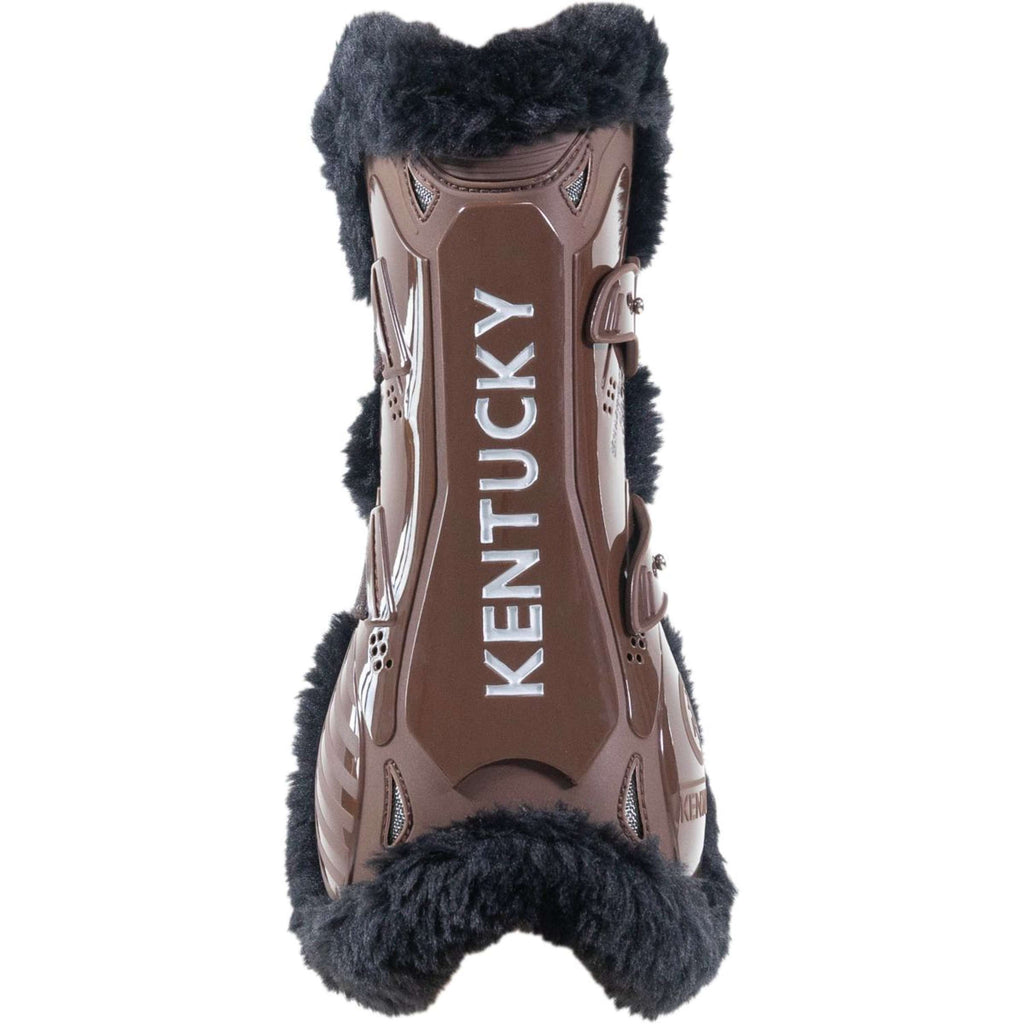 Kentucky Ochraniacze na ścięgna Bamboo Elastic Vegan Owcza skóra Brązowy/Czarny