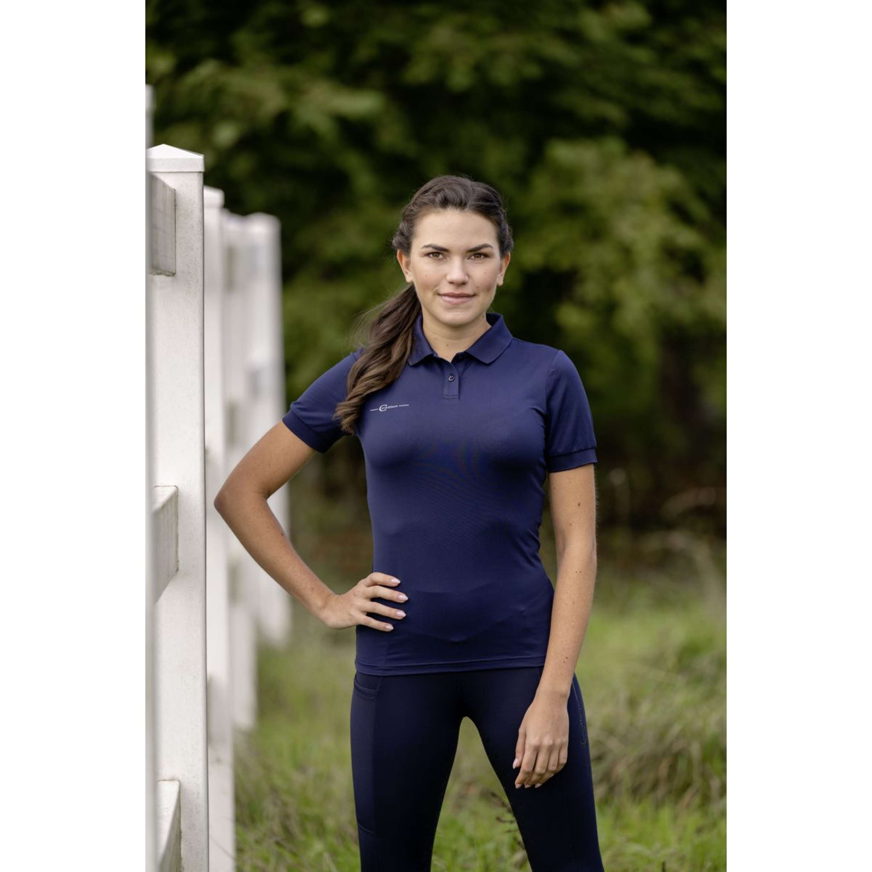 Covalliero Poloshirt Damski Granatowy