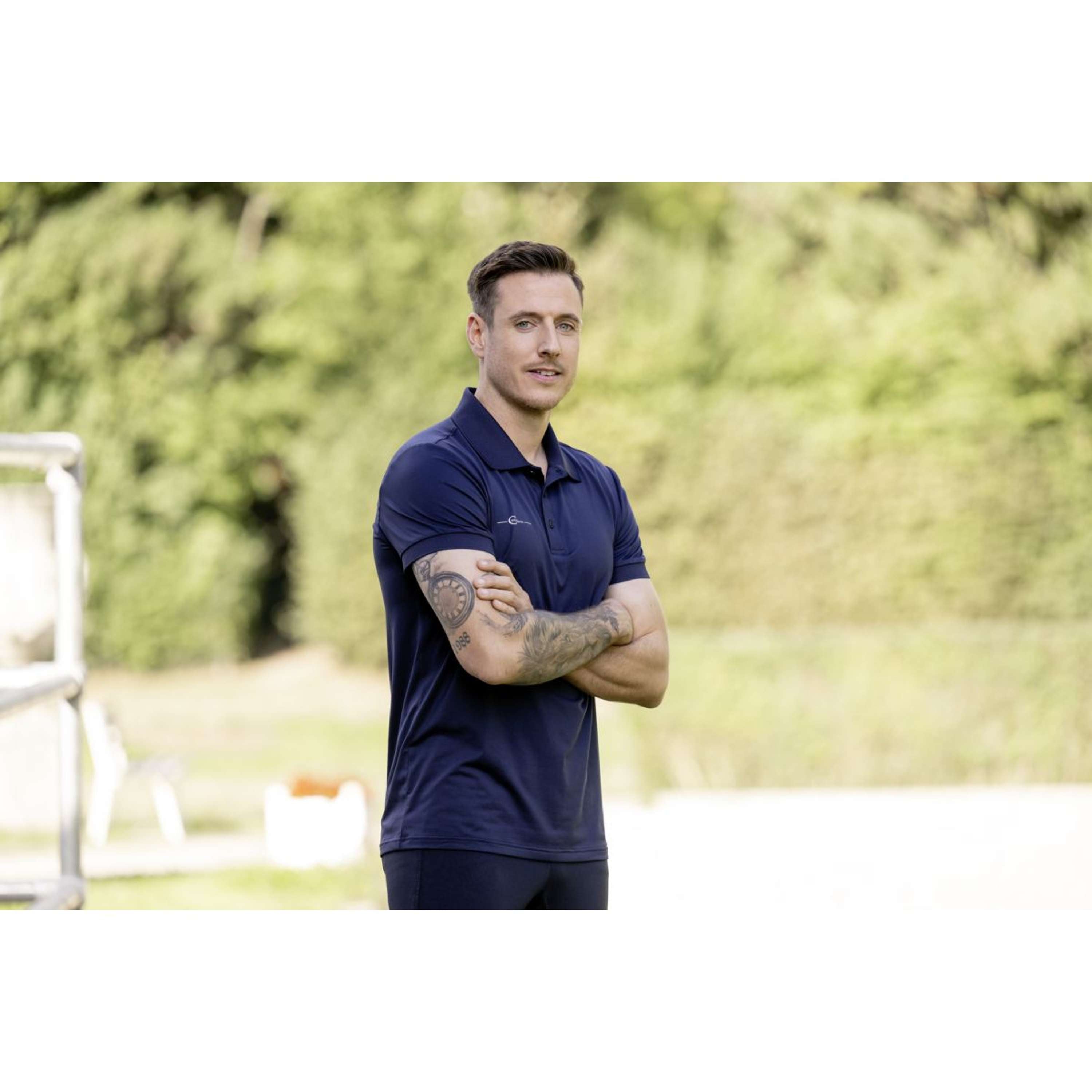 Covalliero Koszulka Polo Męski Granatowy
