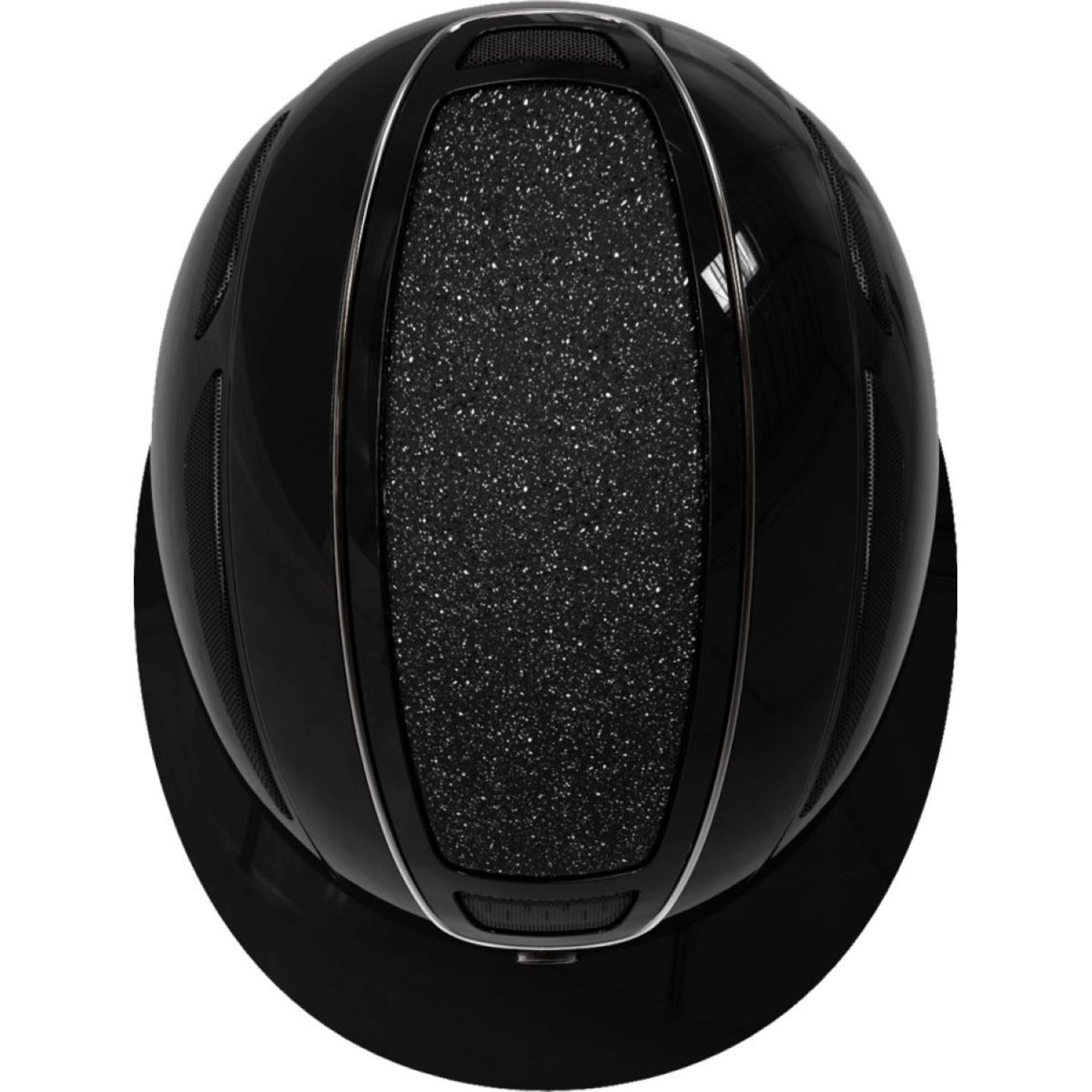 Covalliero Kask Jeździecki Elite Polo Lakierowany Czarny