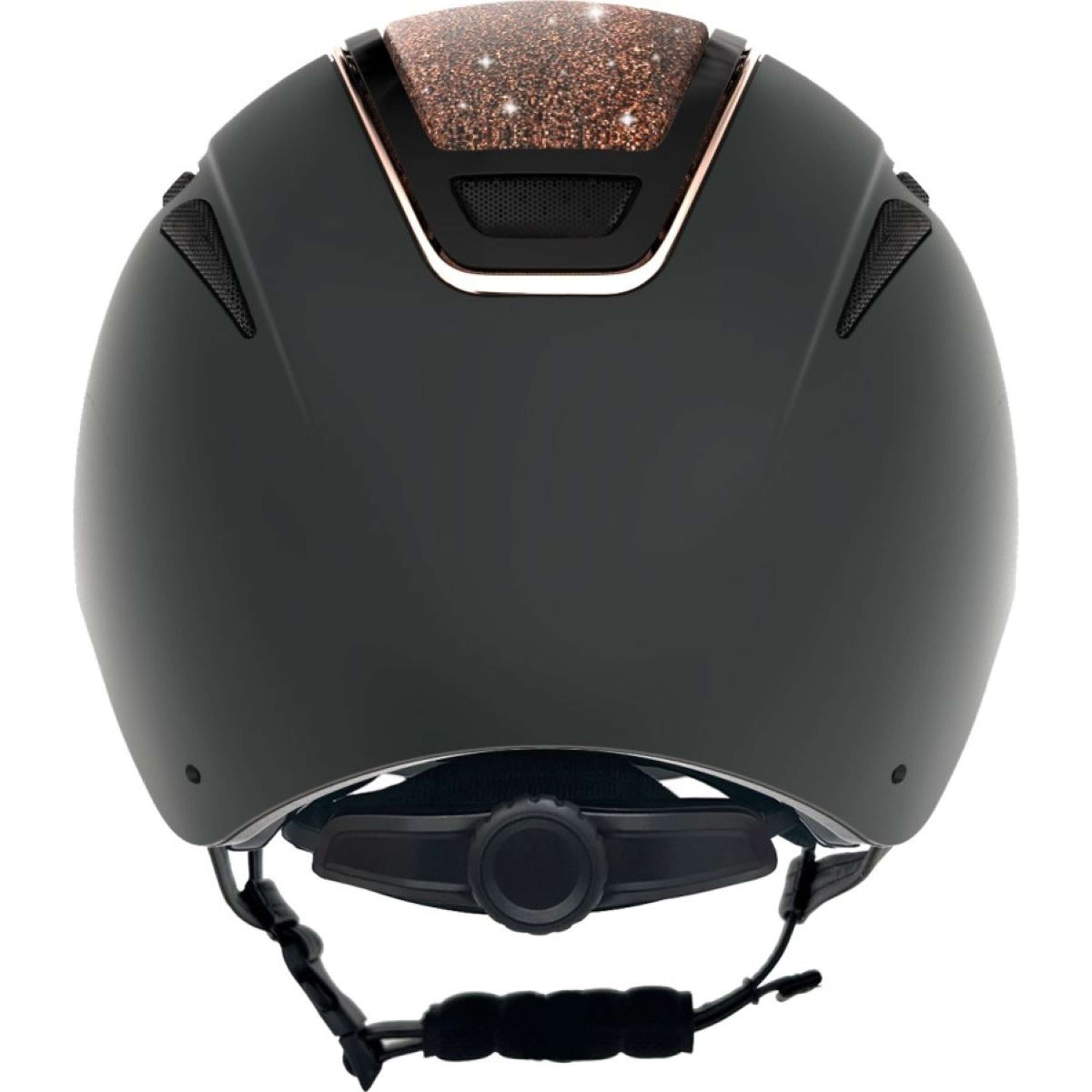 Kask jeździecki Covalliero Elite różowozłoty