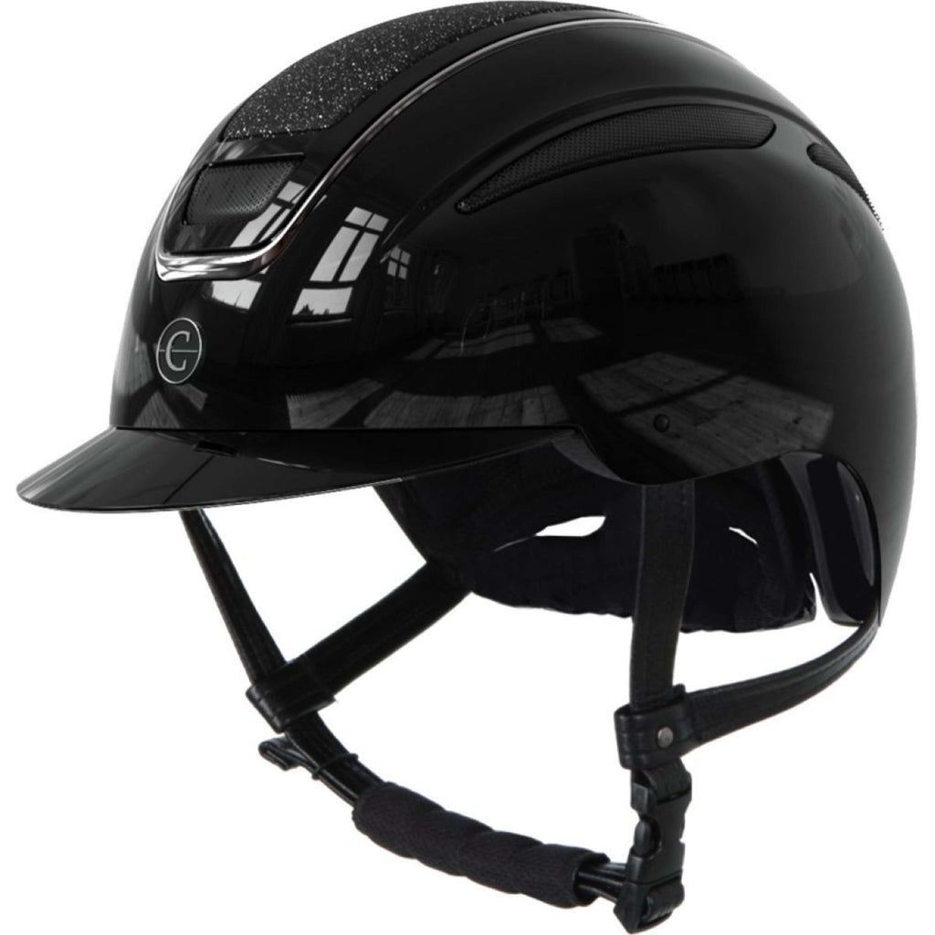 Kask jeździecki Covalliero Elite lakierowany czarny