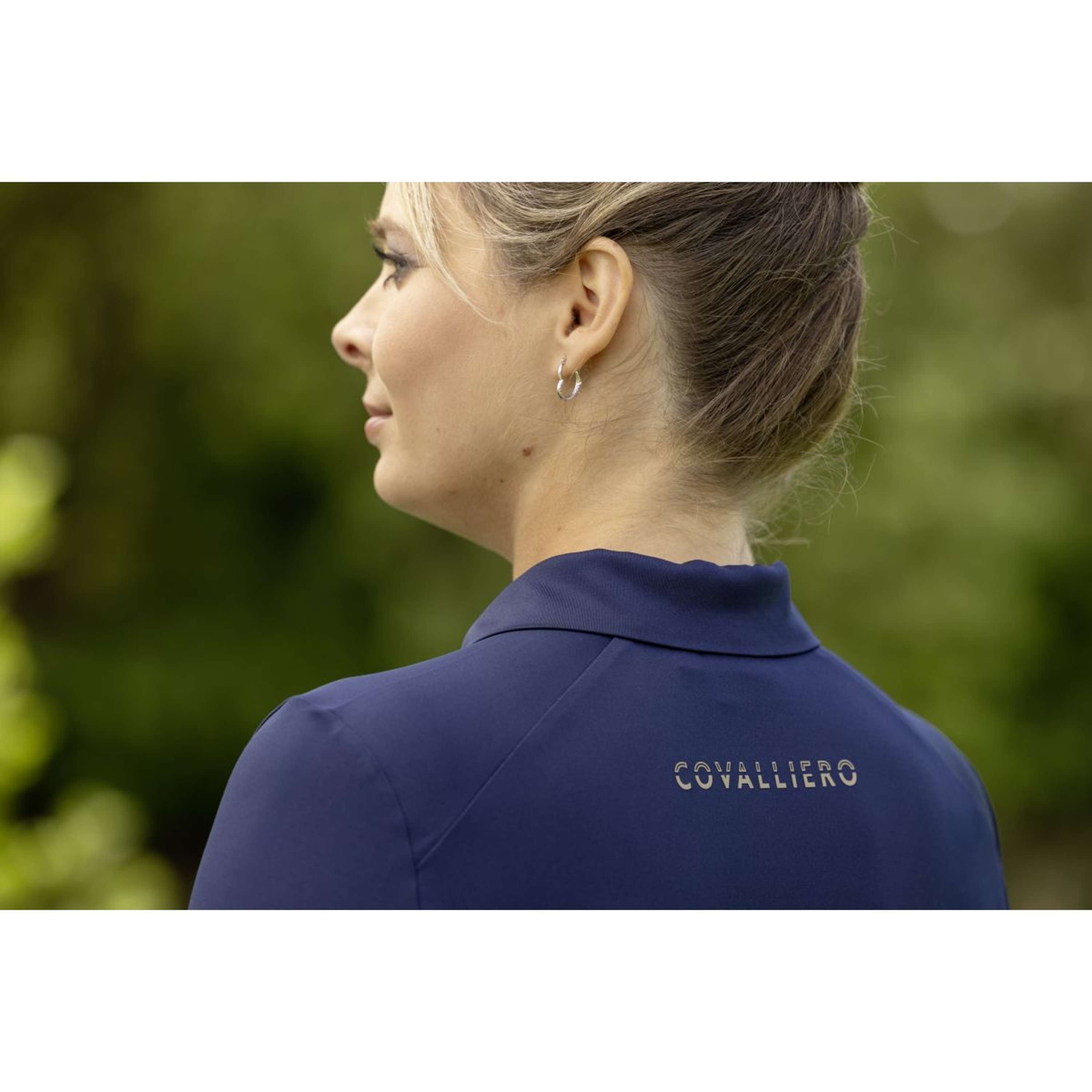 Covalliero Polo SS26 Damski Ciemnogranatowy