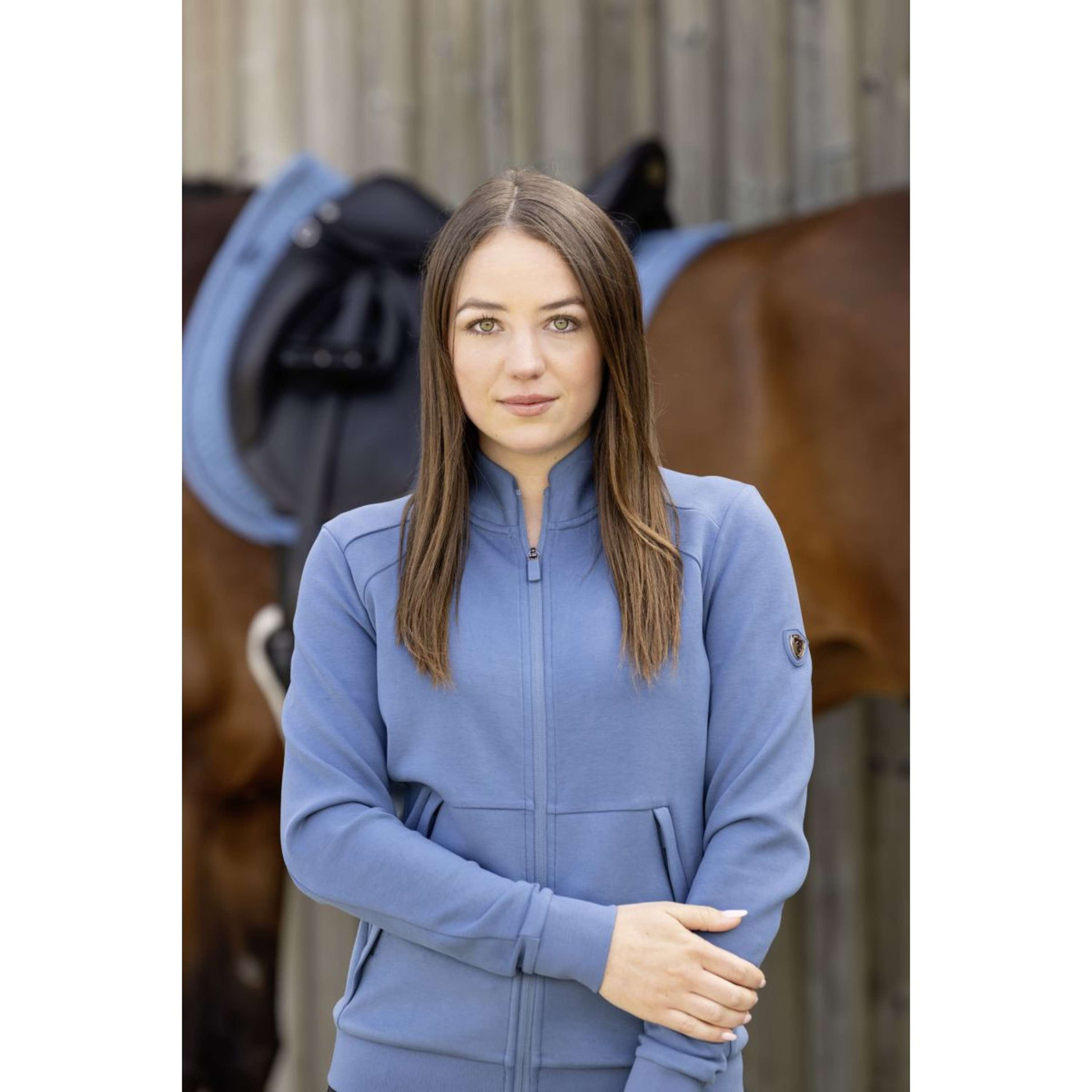 Covalliero Bezrękawnik Polarowy SS26 Damski Smoked Blue