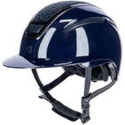 Covalliero Kask jeździecki Elite Polo lakierowany niebieski
