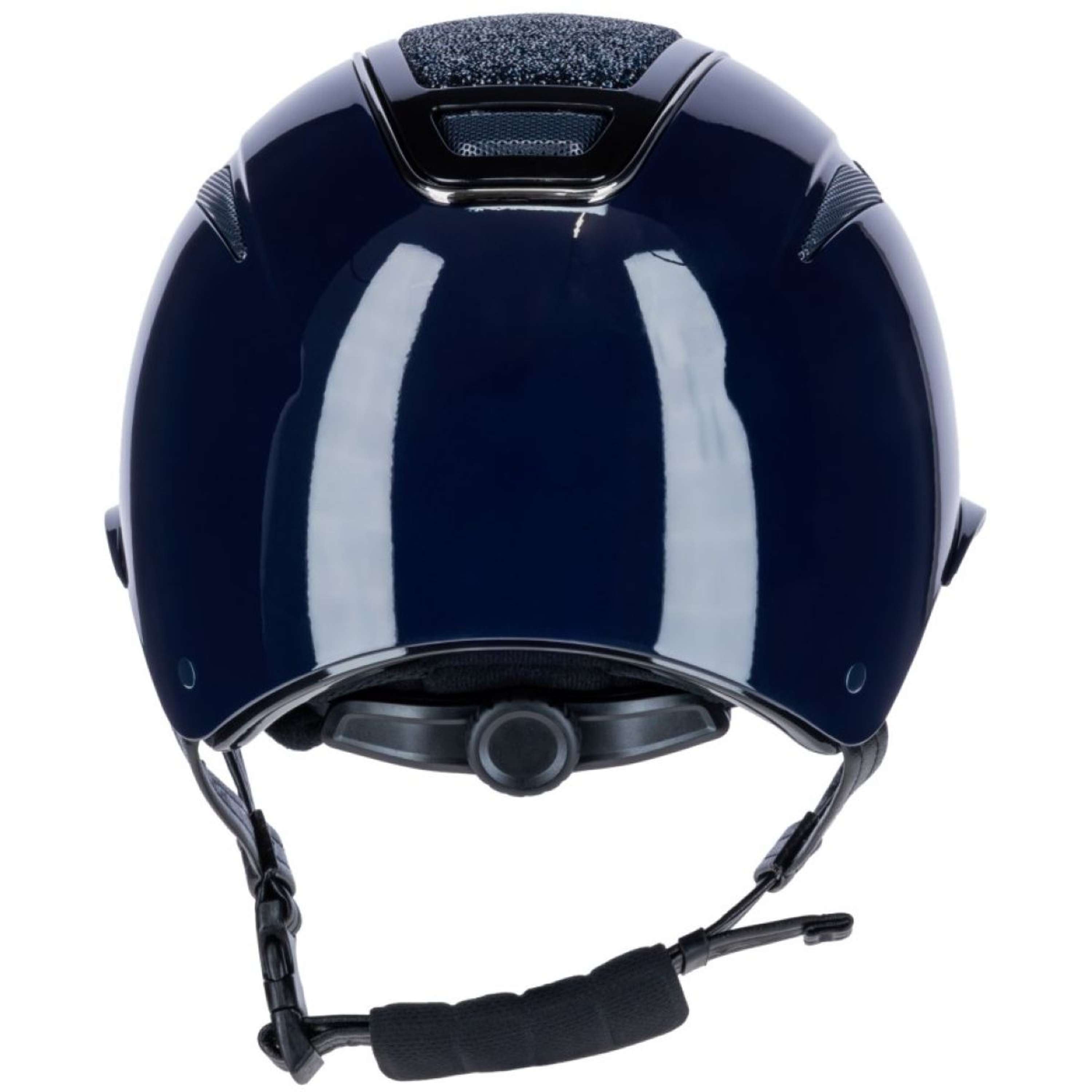 Covalliero Kask Jeździecki Elite Polo Lakierowany Niebieski