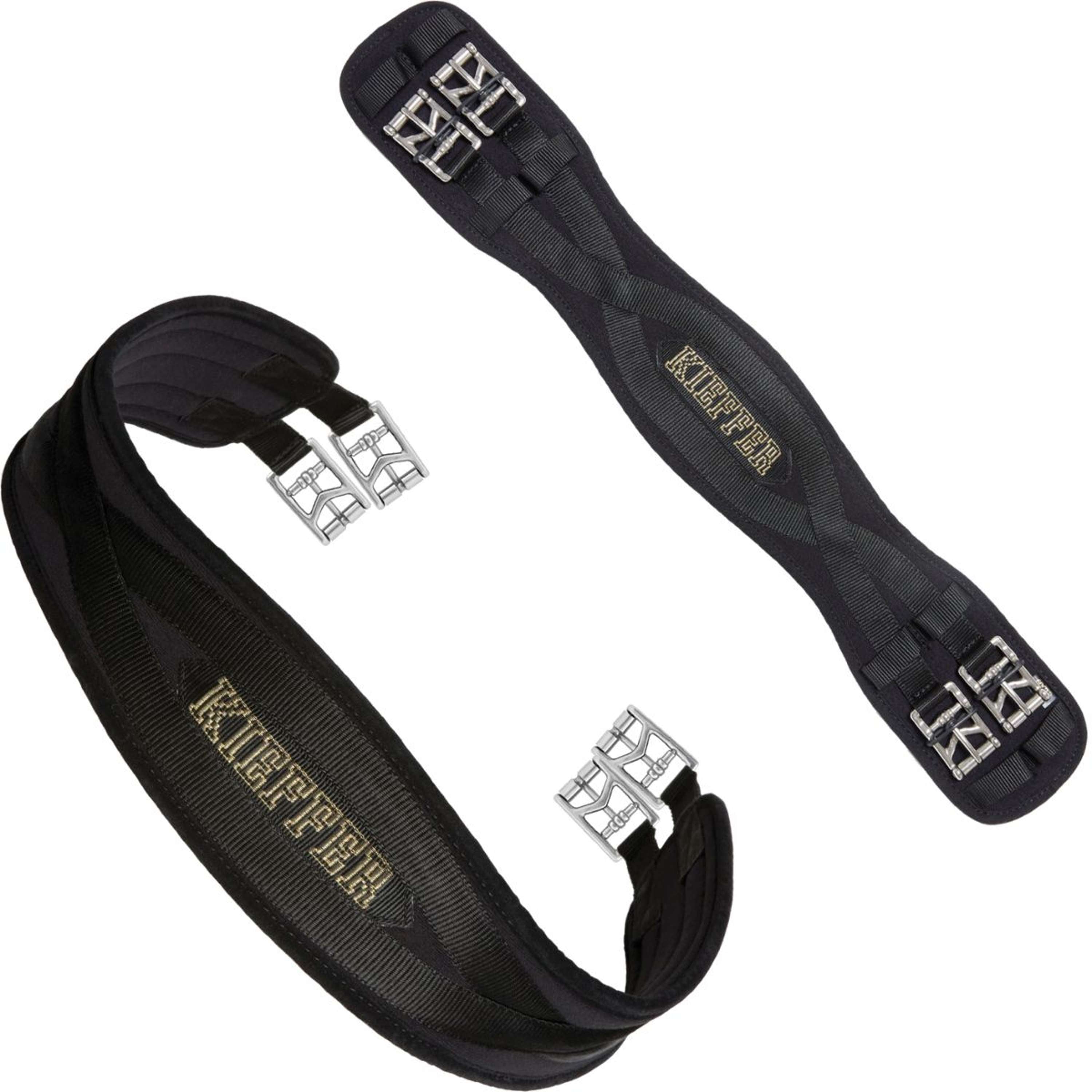 Popręg Kieffer Air-Tex czarny
