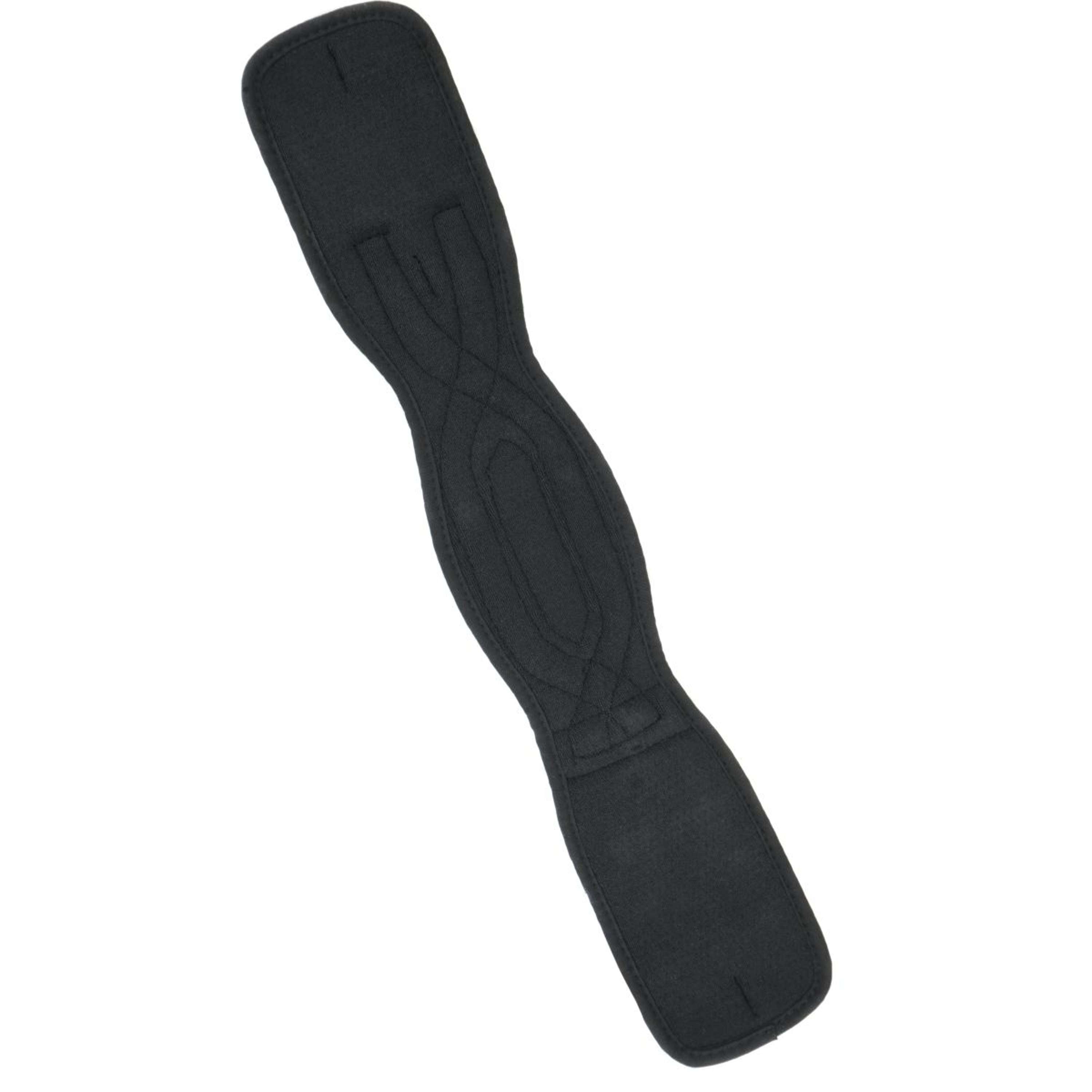 Kieffer Popręg Air Tex z Gumką Czarny