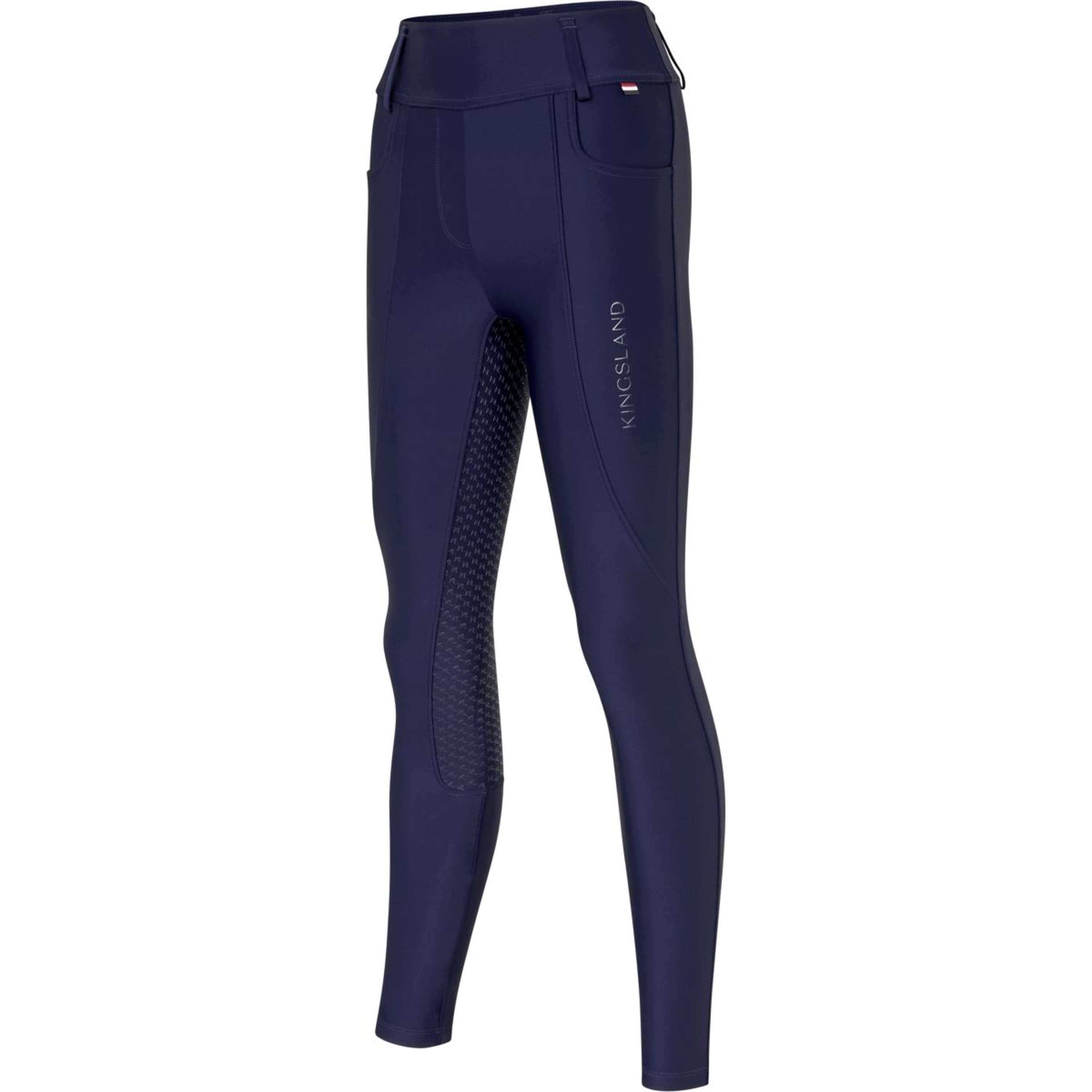 Kingsland Bryczesy KLKristin Full Grip Damski Wieczorny Niebieski