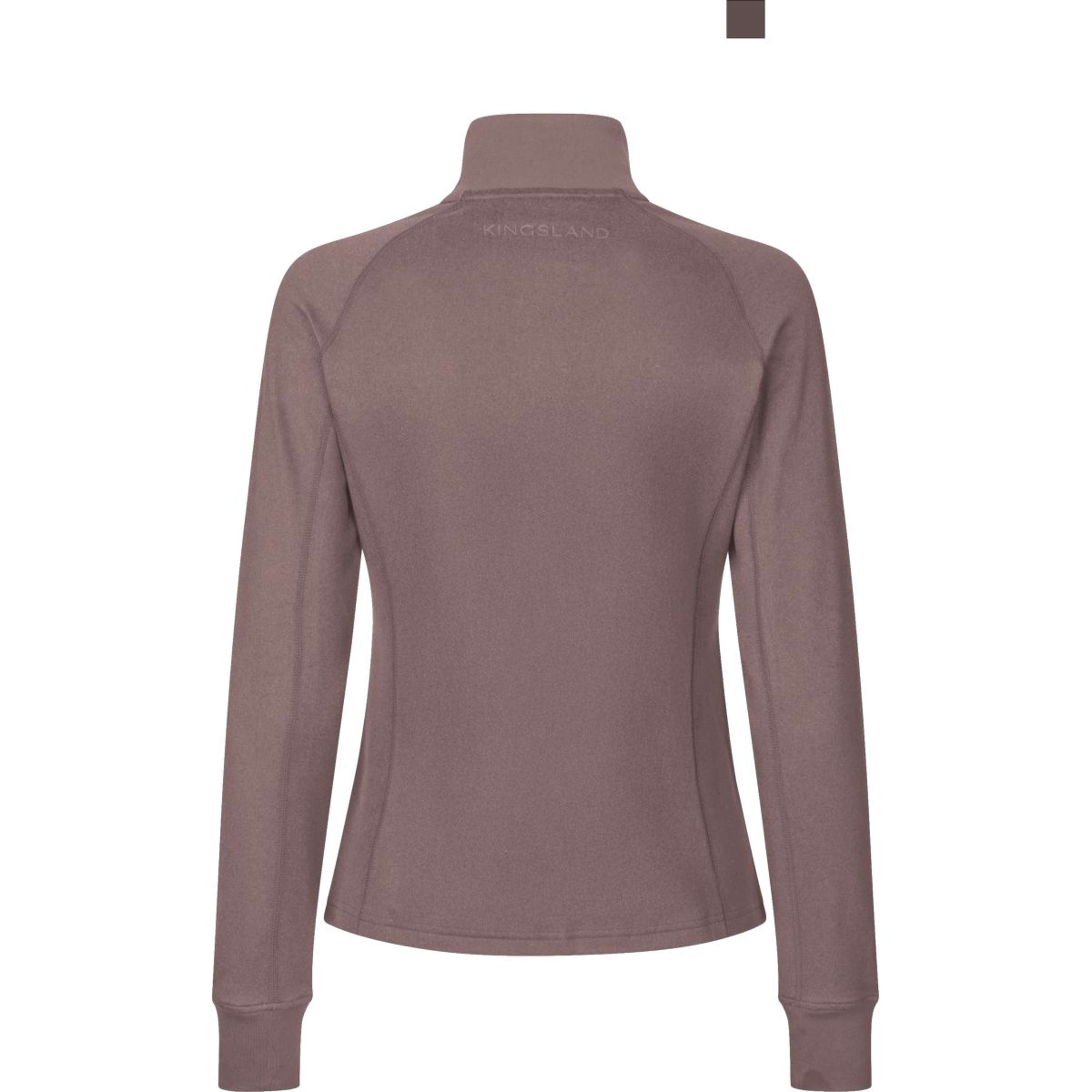 Kingsland Bluza Z Kapturem I Zamkiem KLAlly Damski Brown Iron