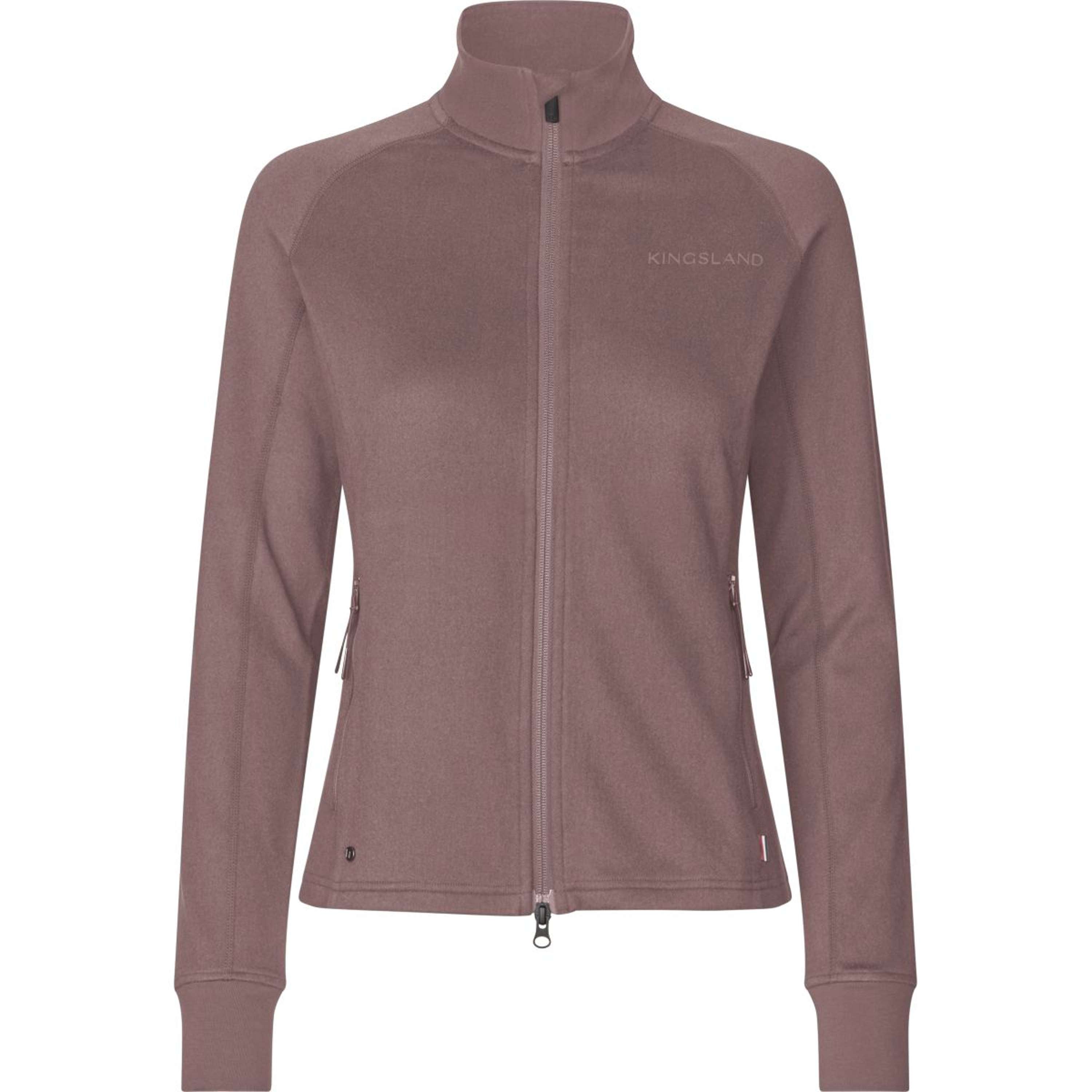 Kingsland Bluza Z Kapturem I Zamkiem KLAlly Damski Brown Iron