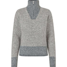 Kingsland Sweter KLAudrey Damski Jasnoszary Melanż