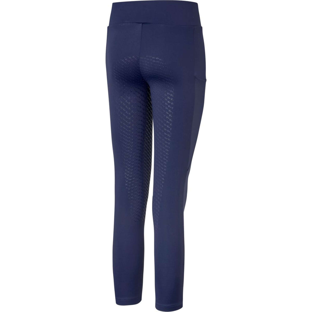 Kingsland Bryczesy dziecięce KLAlexis F-Tec4 z pełnym lejem, Evening Blue