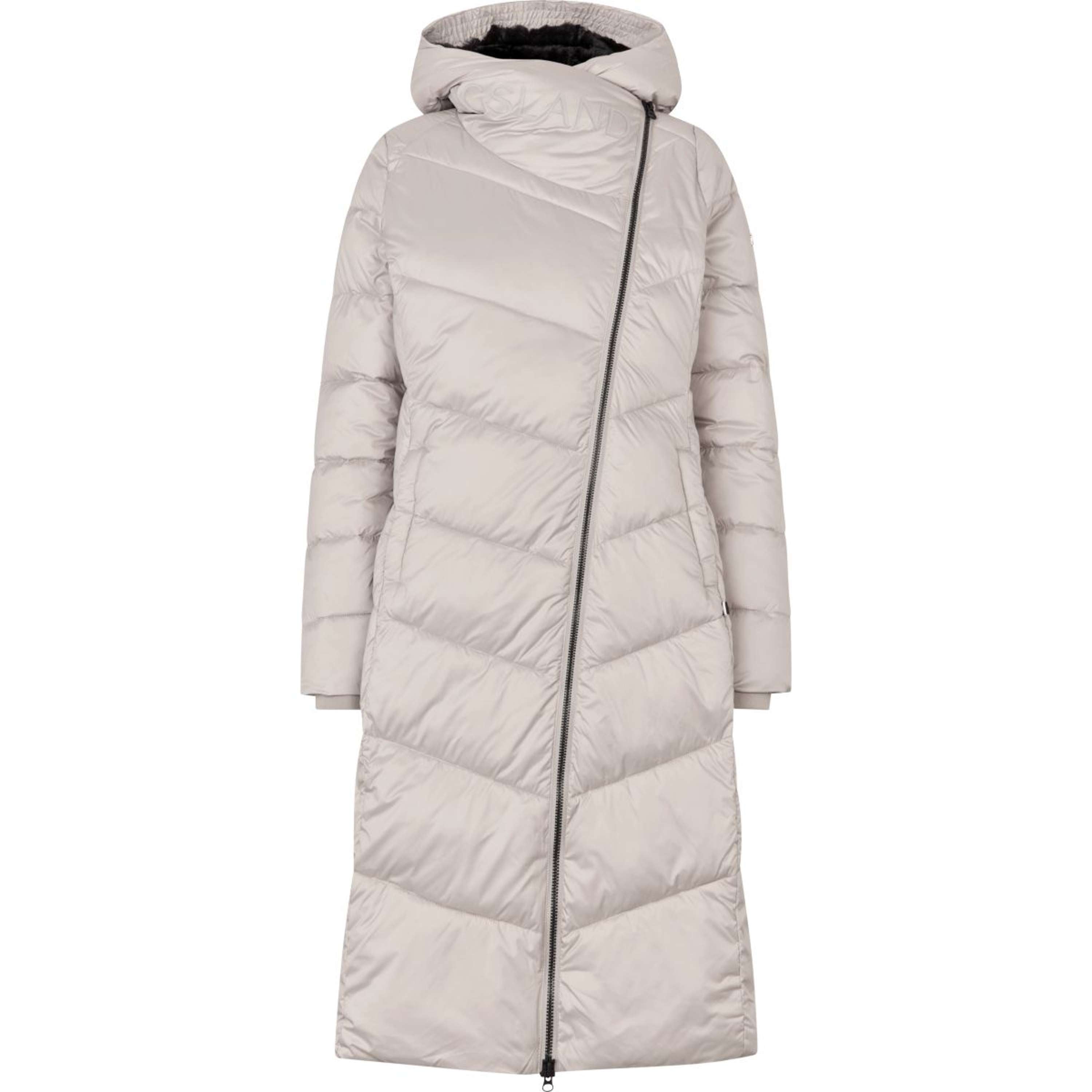 Kingsland Długi Płaszcz KLAdelaide Damski Beige Dove