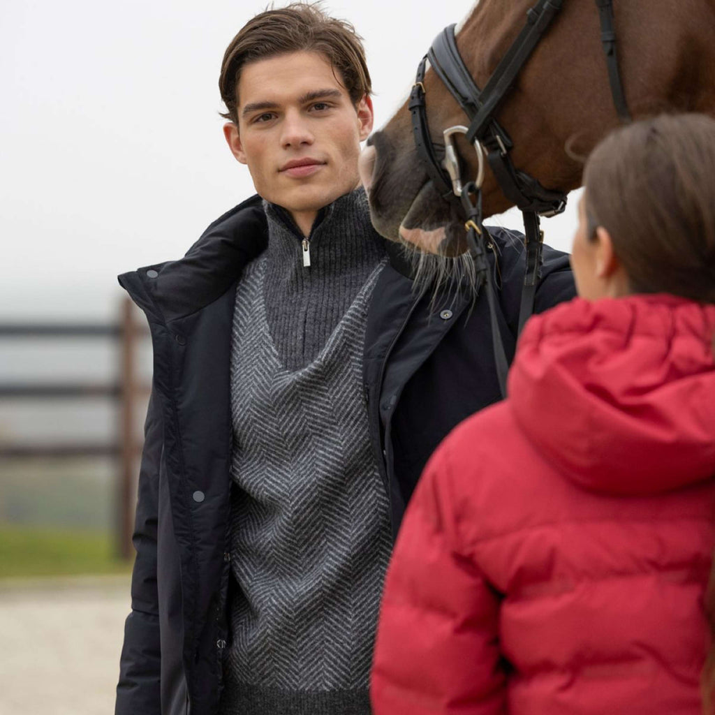 Kingsland Sweter KLAndrew Męski Ciemnoszary
