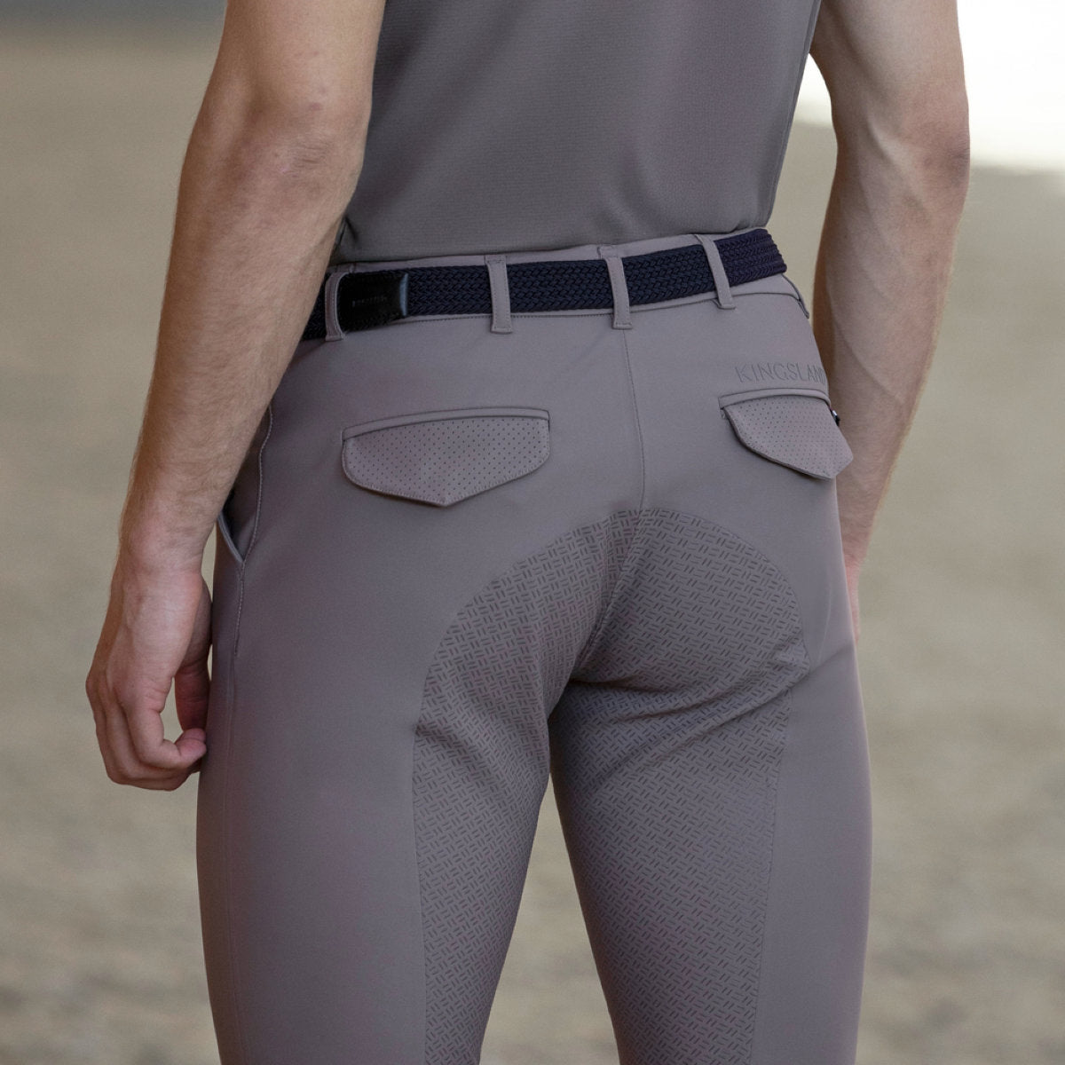 Kingsland Bryczesy KLKoa Seamless Full Grip Brown Iron