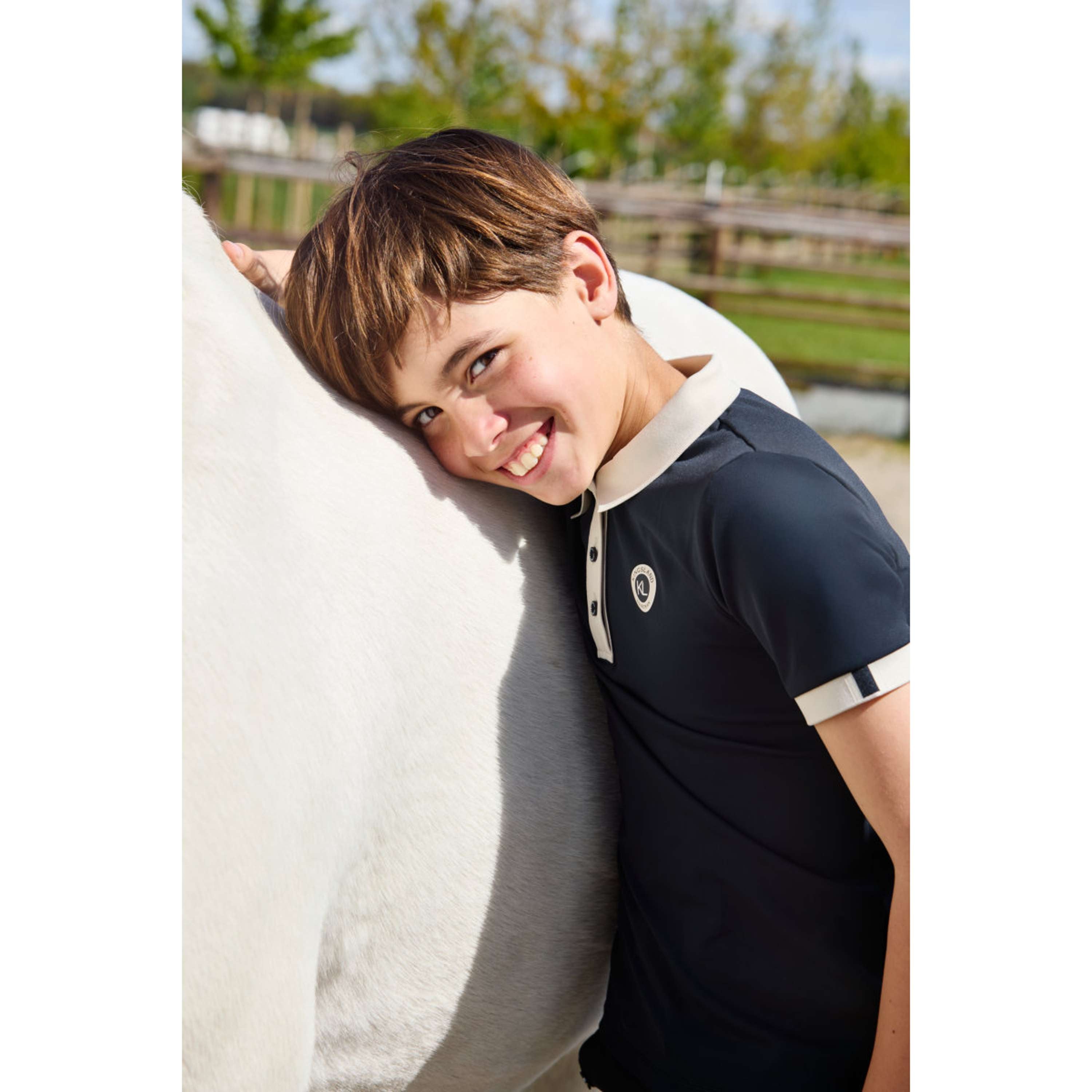 Kingsland Poloshirt KLLaura Junior Granatowy