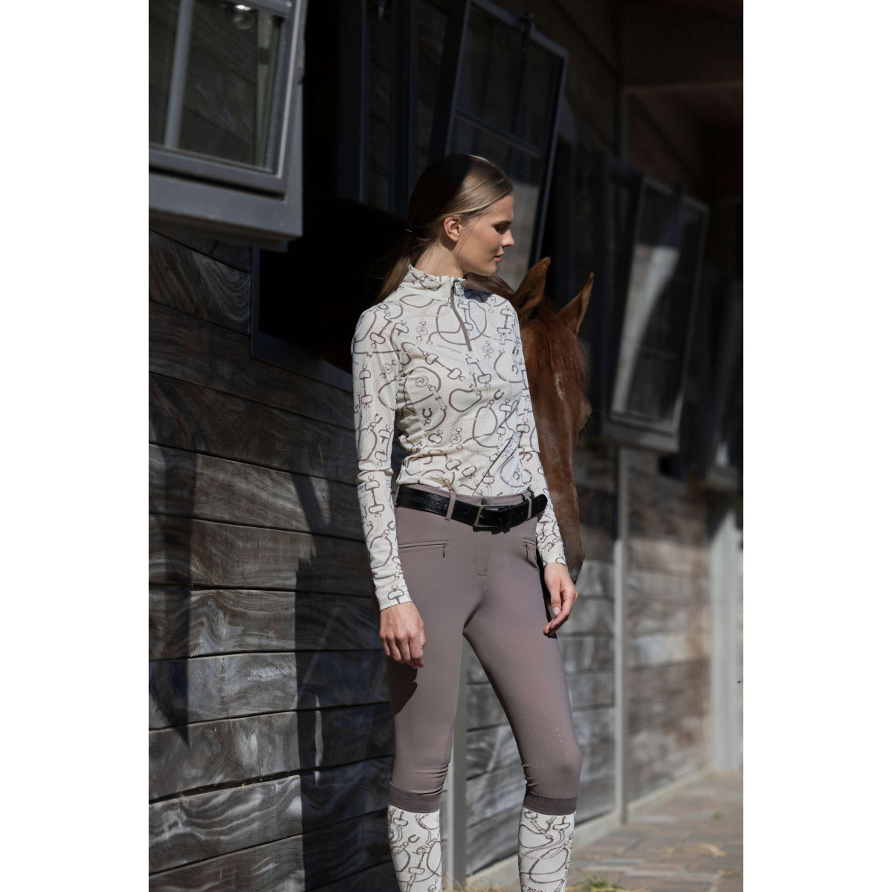 Kingsland Bryczesy KLKerry Seamless Full Grip Brown Iron