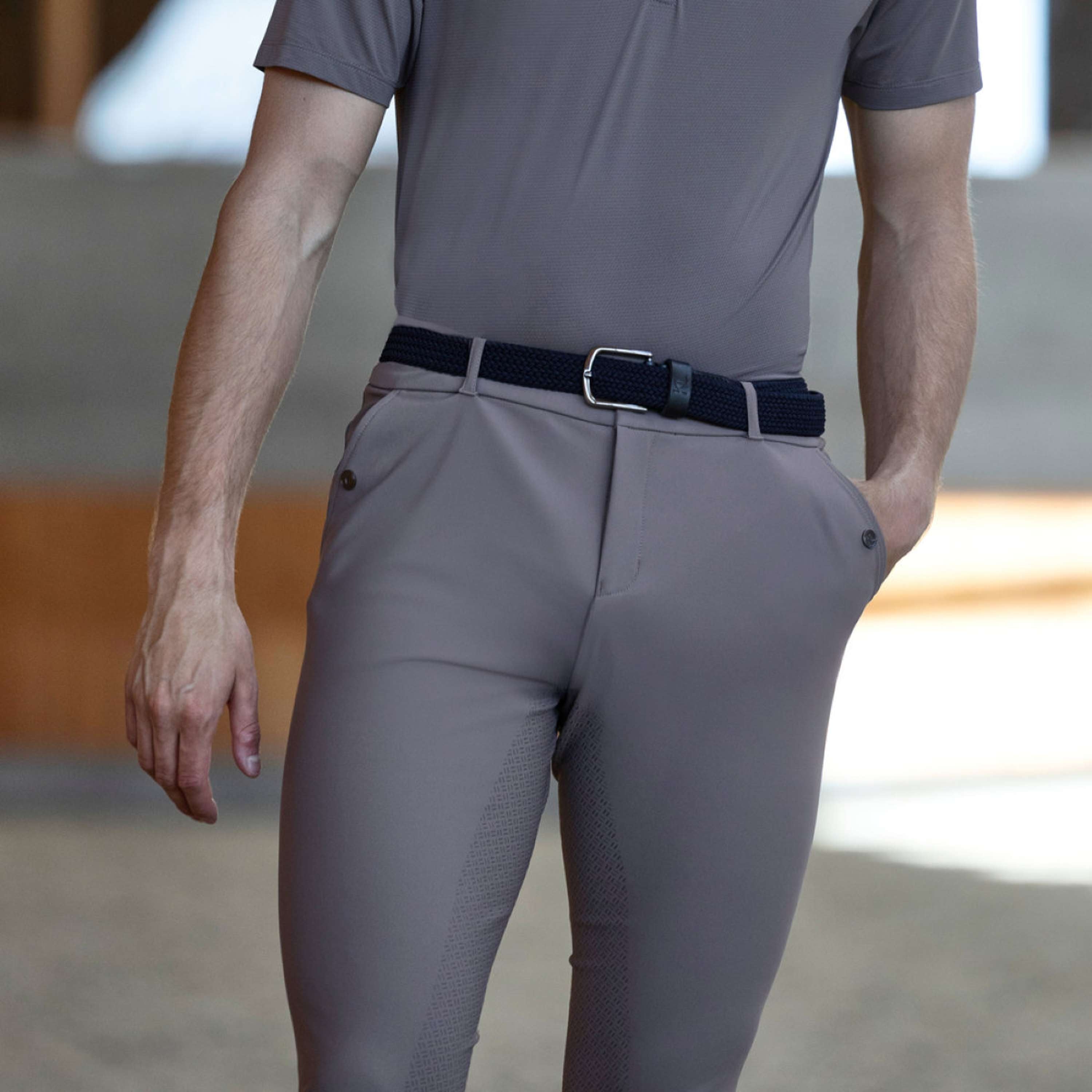 Kingsland Bryczesy KLKoa Seamless Full Grip Brown Iron