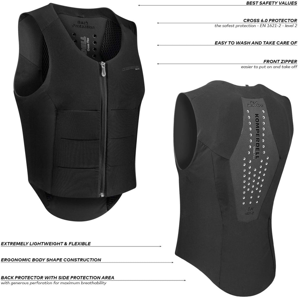 Ochraniacz pleców Komperdell Flexfit Regular nowy czarny