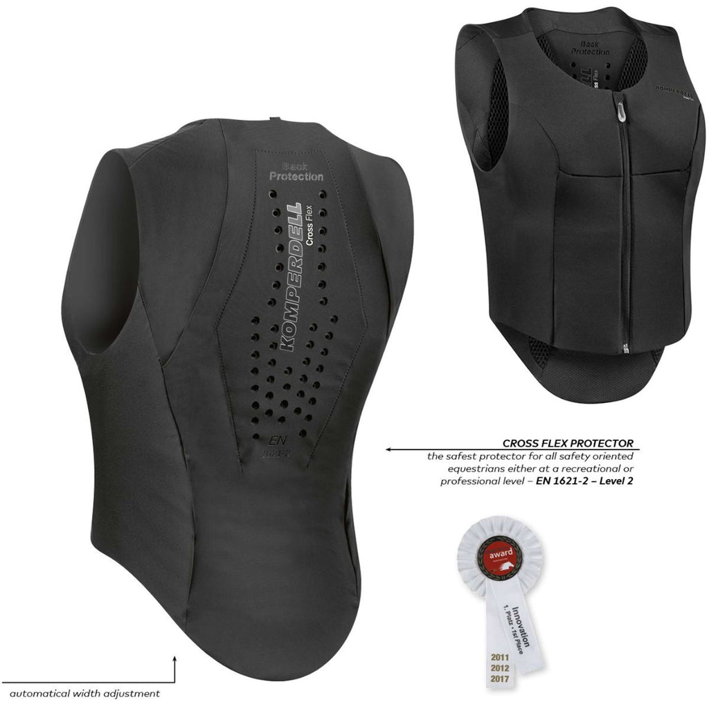 Komperdell Ochraniacz Pleców Flexfit Slim Czarny/Szary