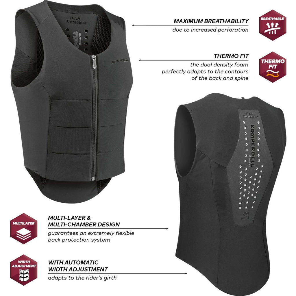Ochraniacz pleców Komperdell Flexfit Regular nowy czarny