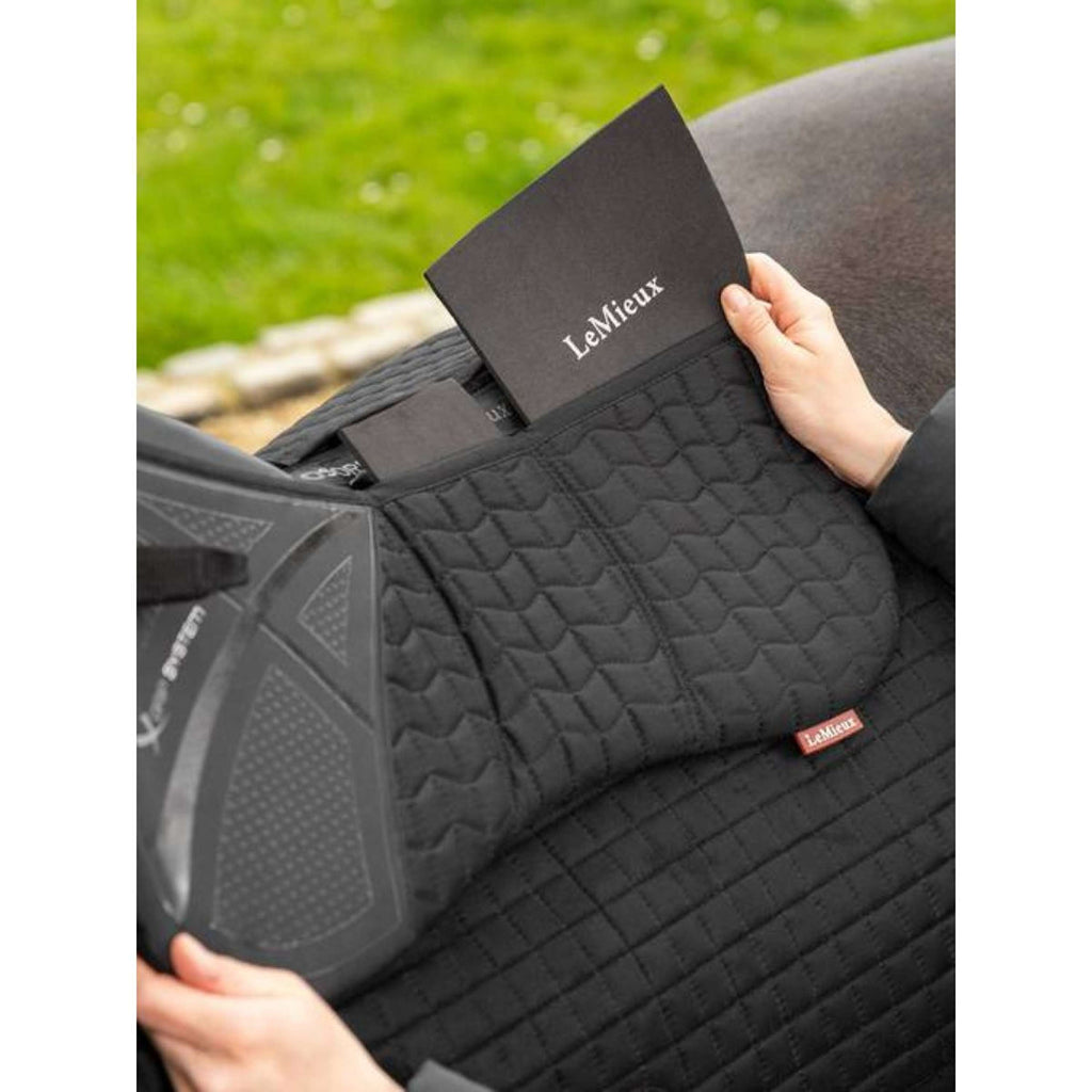 LeMieux Podkład Siodła Prosorb 3 pocket Quilted Czarny