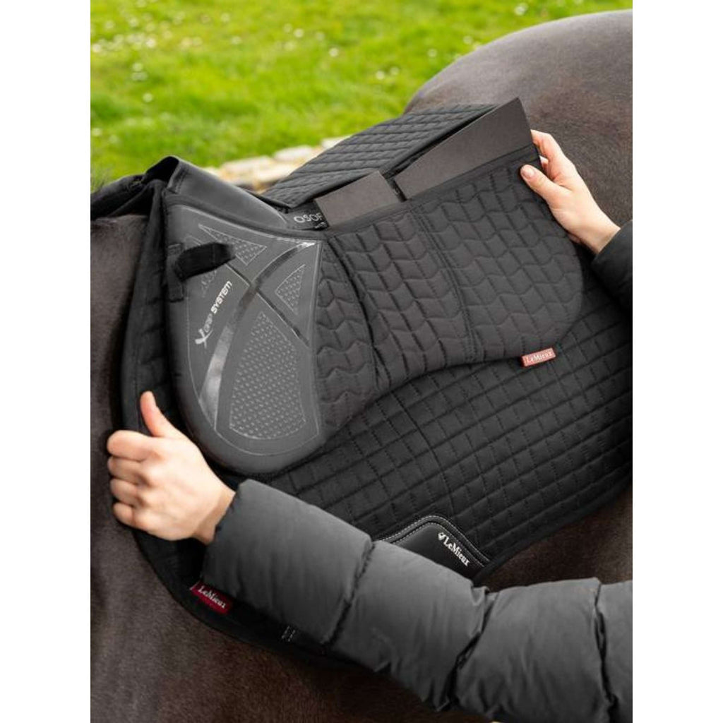 LeMieux Podkład Siodła Prosorb 3 pocket Quilted Czarny
