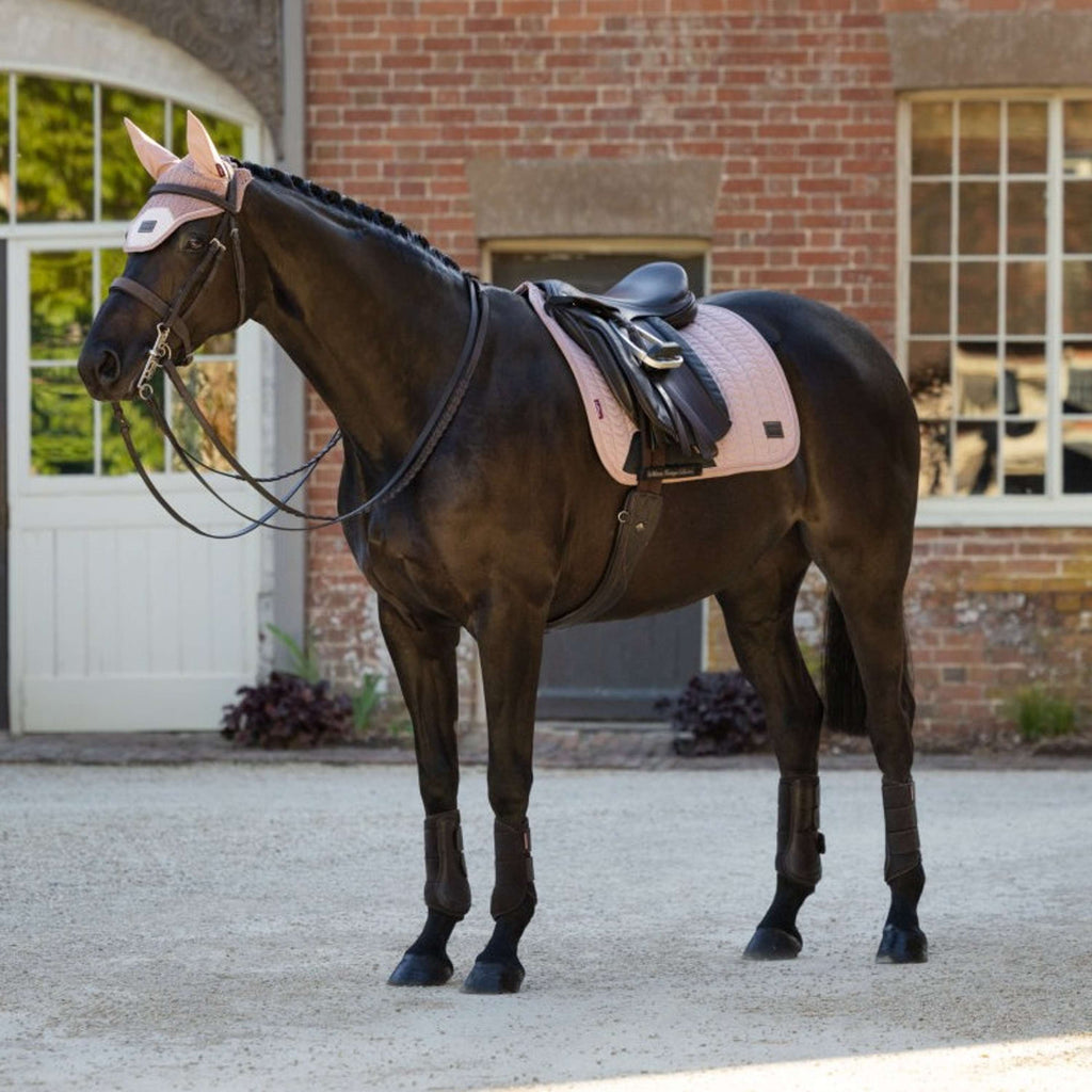 Czaprak LeMieux Heritage Herringbone kwadratowy ujeżdżeniowy Wild Rose