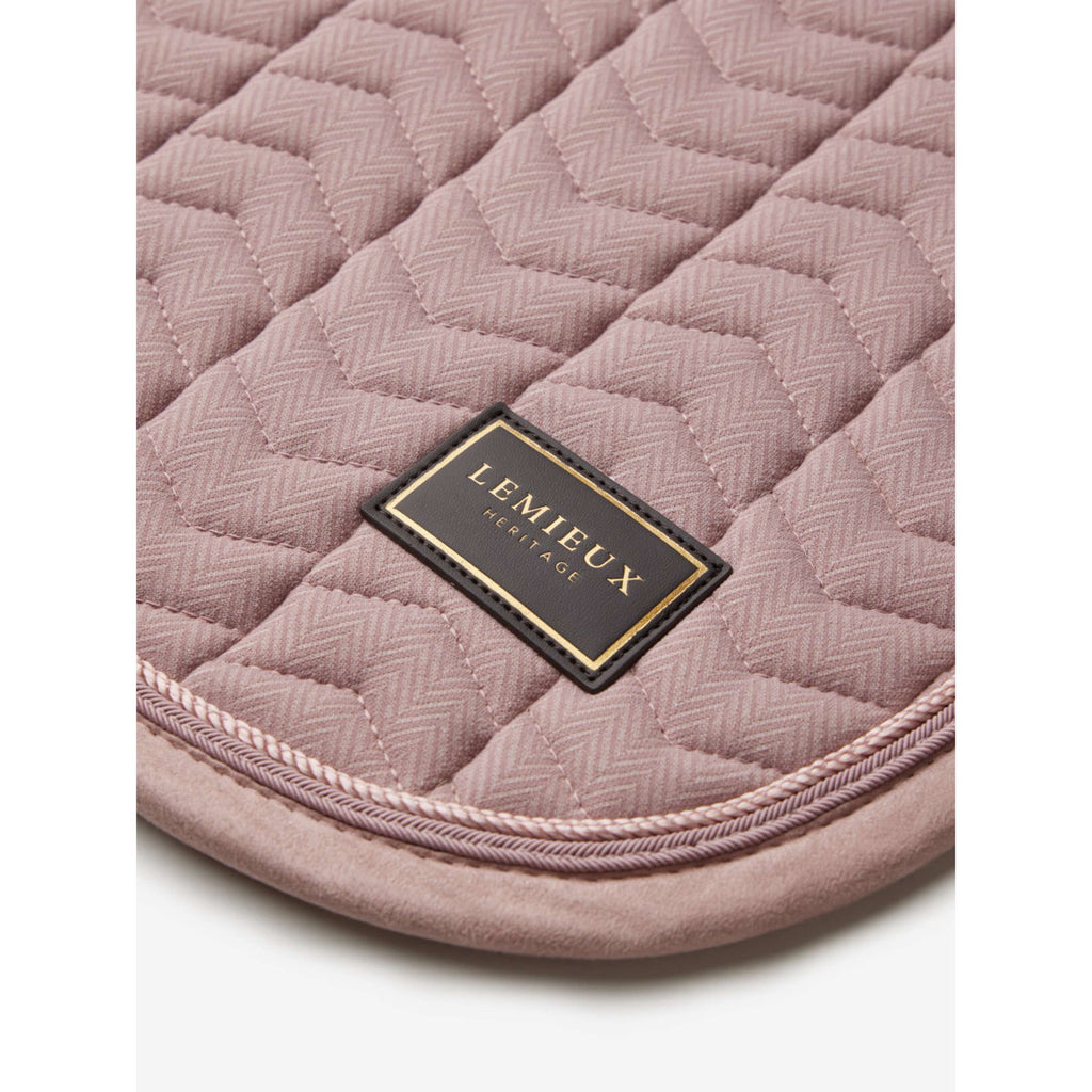 Czaprak LeMieux Heritage Herringbone kwadratowy ujeżdżeniowy Wild Rose