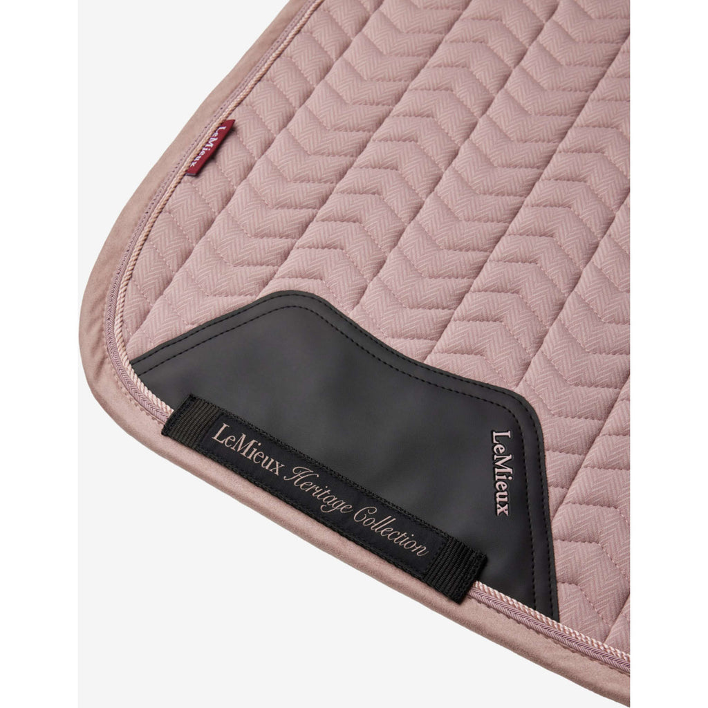 Czaprak LeMieux Heritage Herringbone kwadratowy ujeżdżeniowy Wild Rose