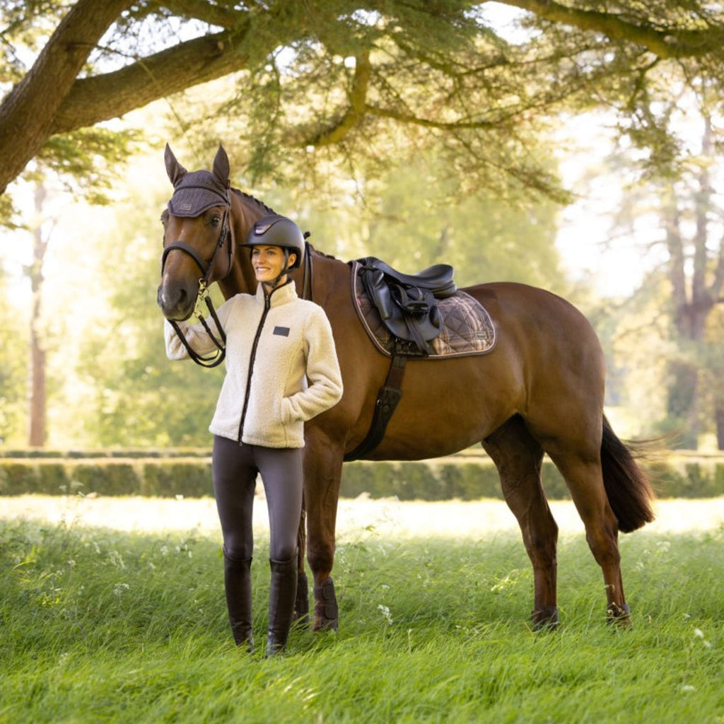Czaprak LeMieux Heritage Check Square Jumping Cocoa