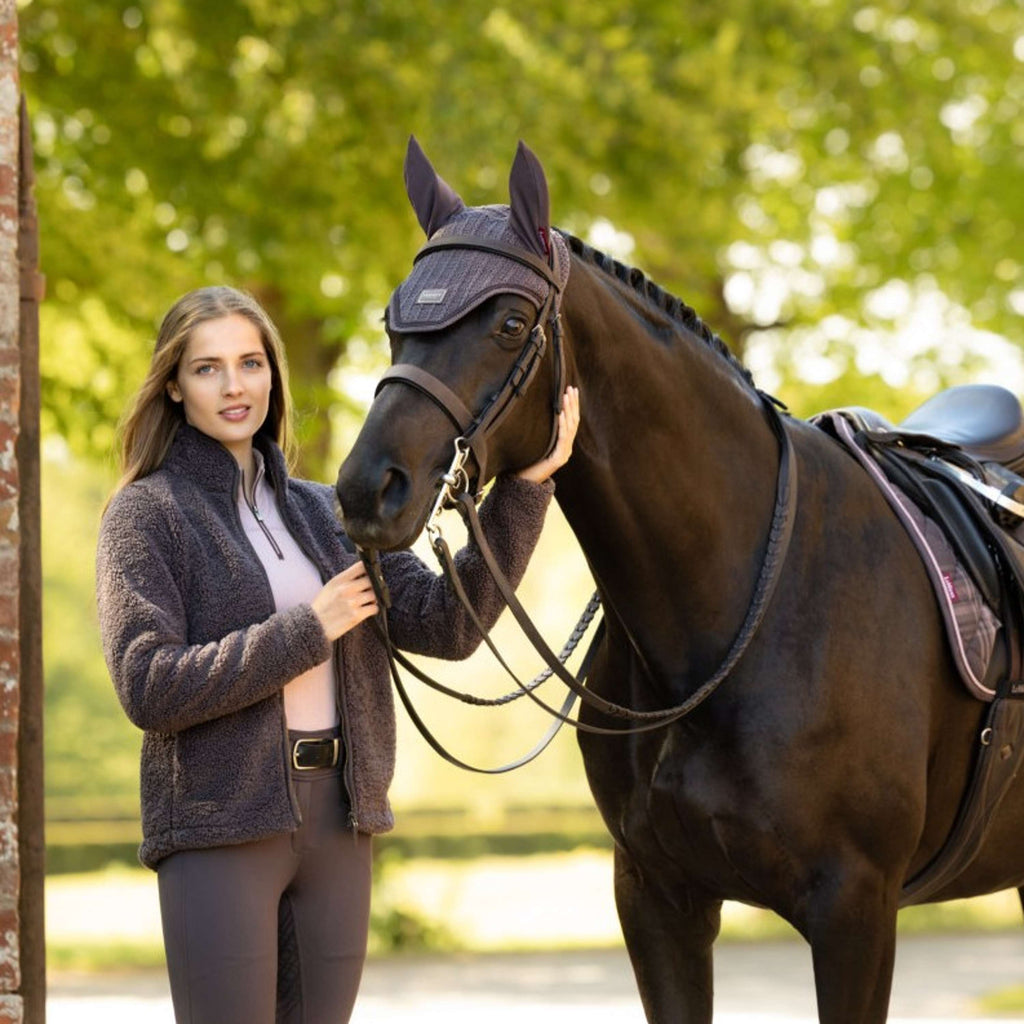 LeMieux Bluza Z Kapturem I Zamkiem Heritage Borg Zip Through Cocoa