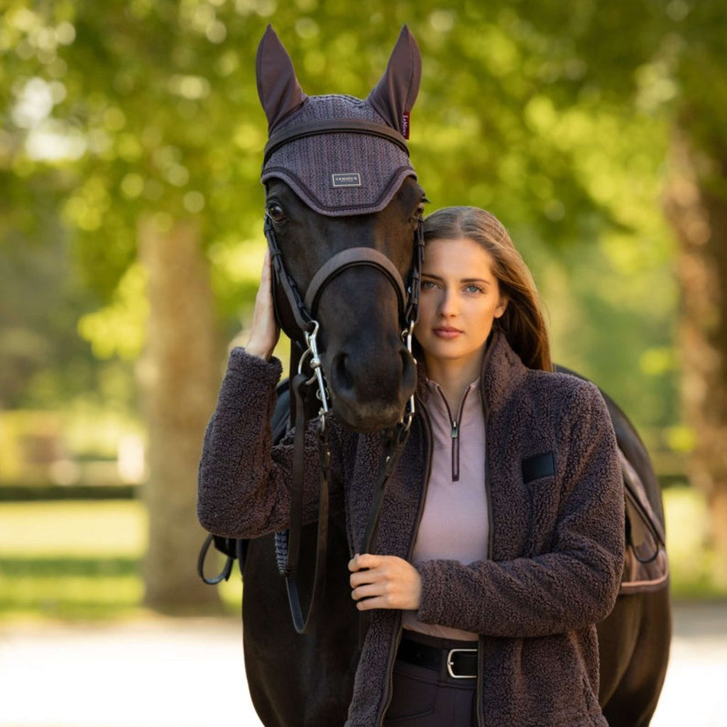LeMieux Bluza Z Kapturem I Zamkiem Heritage Borg Zip Through Cocoa
