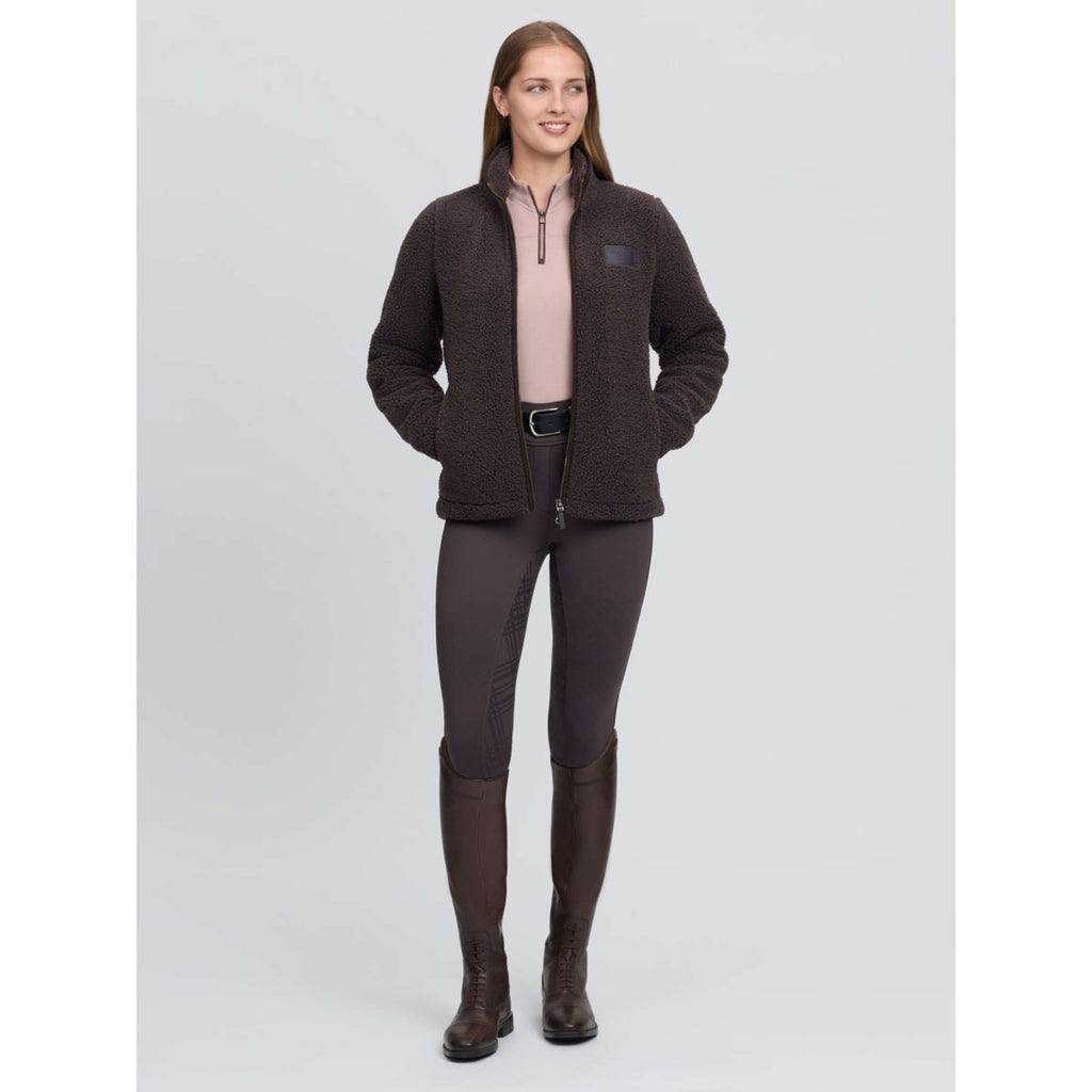 LeMieux Bluza Z Kapturem I Zamkiem Heritage Borg Zip Through Cocoa
