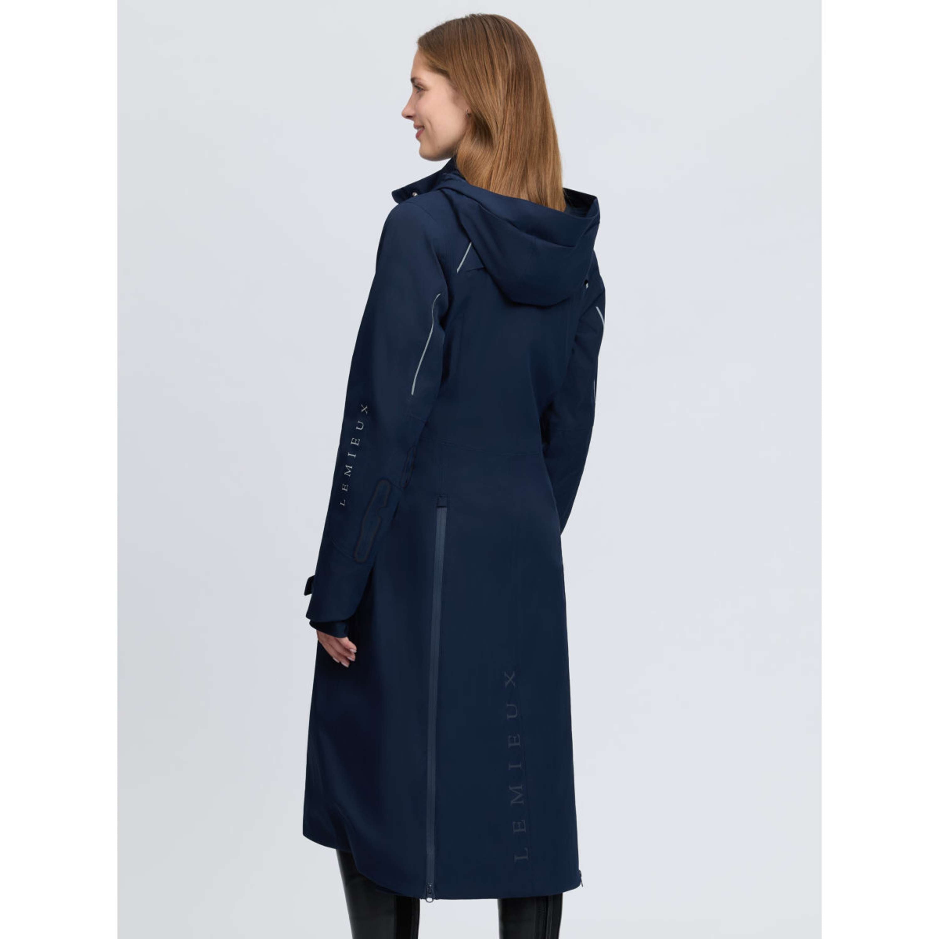 LeMieux Długi Płaszcz Jeździecki Stormwear Granatowy