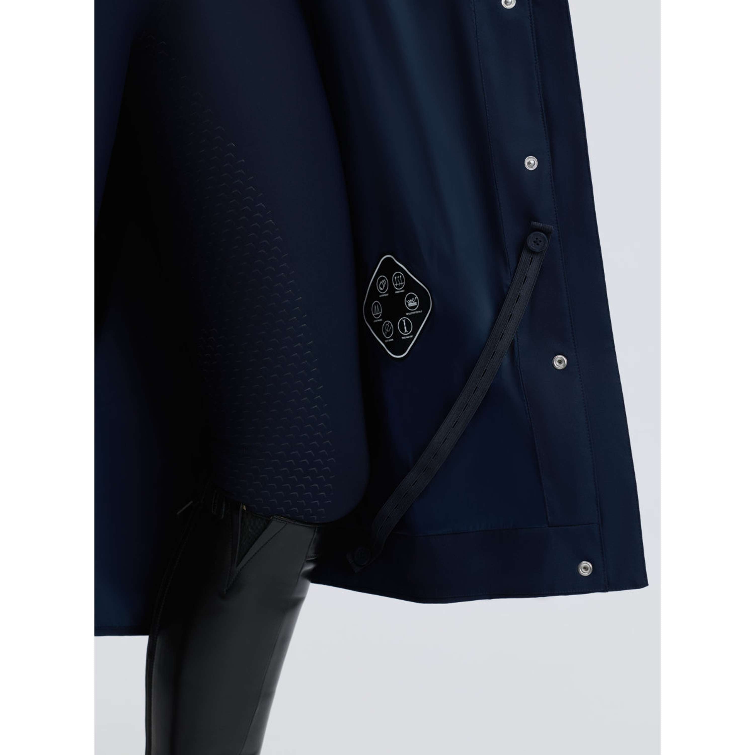 LeMieux Długi Płaszcz Jeździecki Stormwear Granatowy